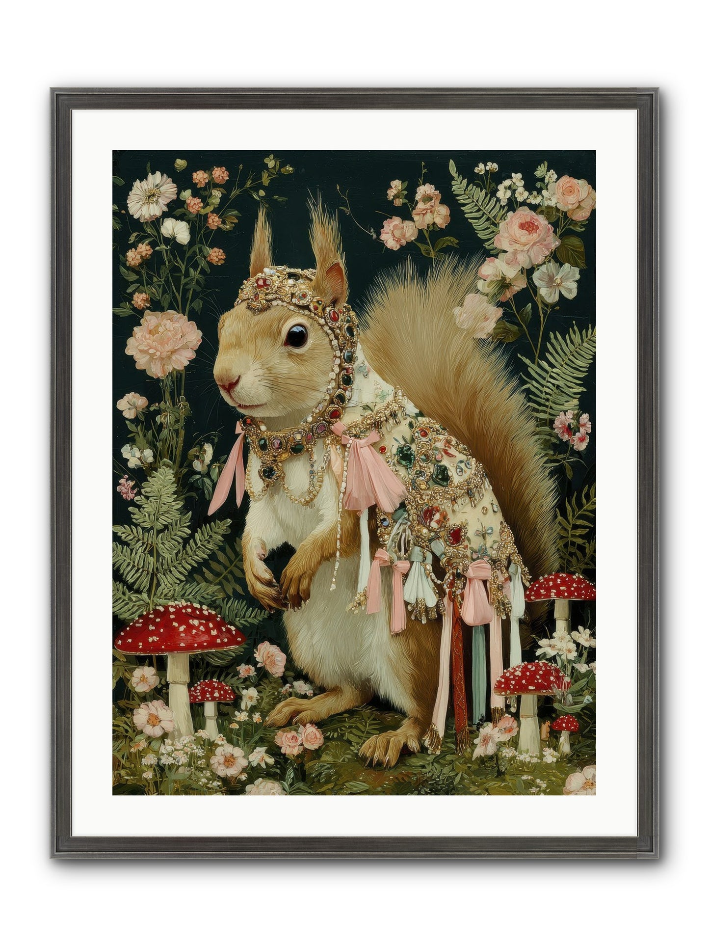 Afternoon Delights Framed Print - Slimwoods Black/Silver 24x32