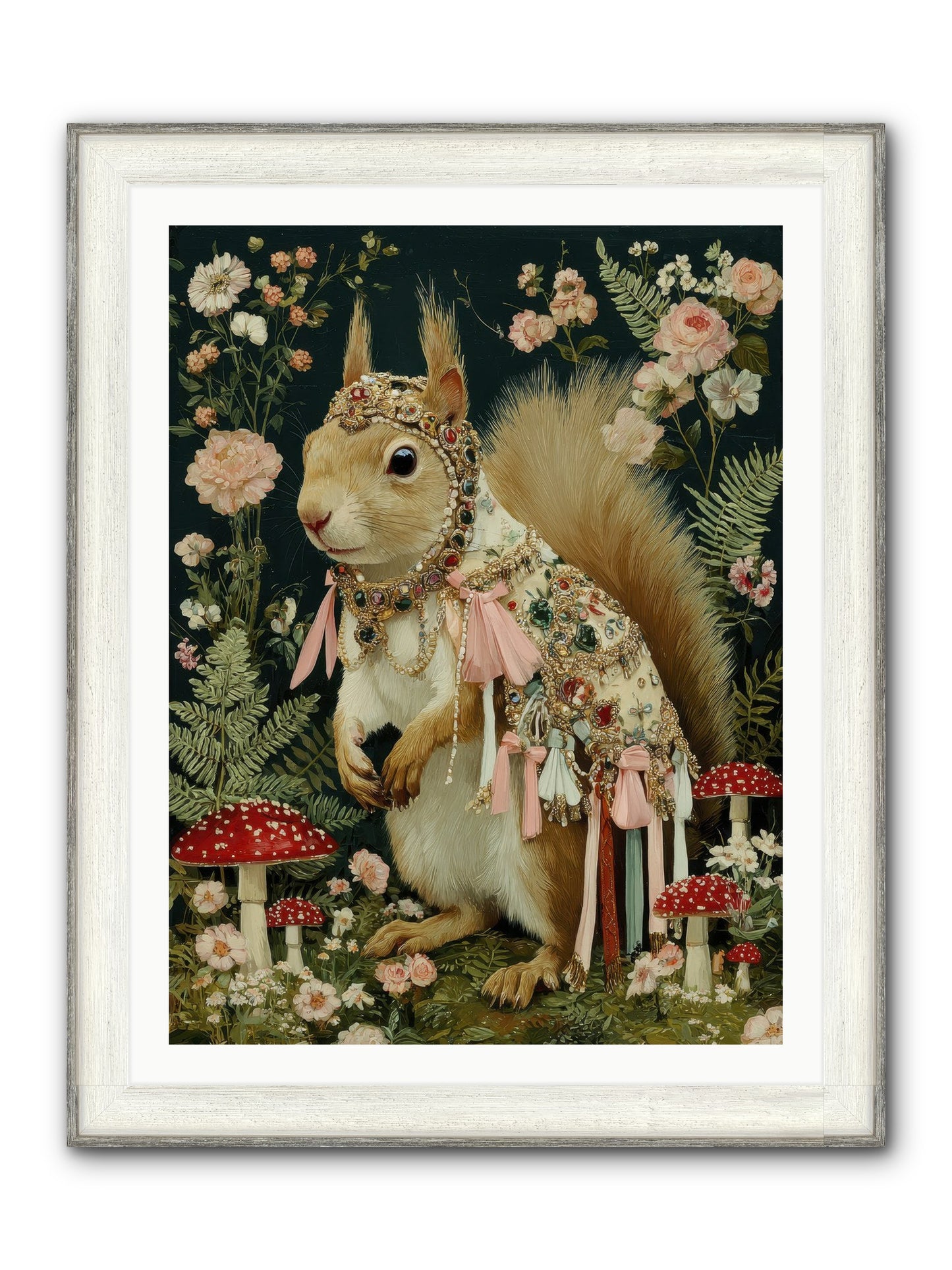 Afternoon Delights Framed Print - Driftwood White 30x40