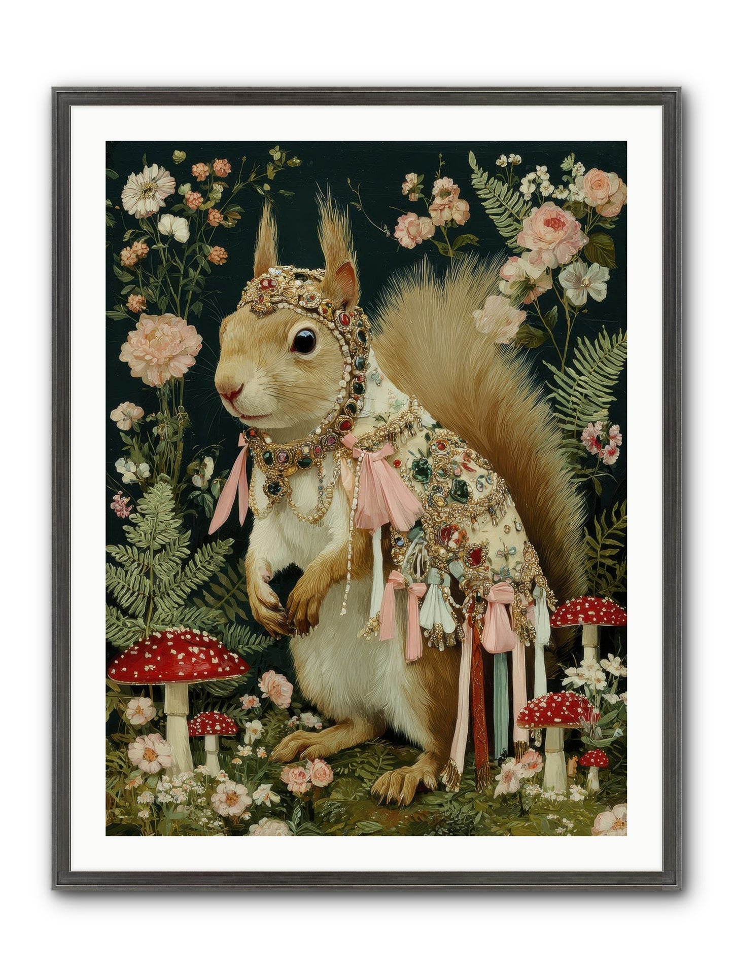 Afternoon Delights Framed Print - Slimwoods Black/Silver 30x40