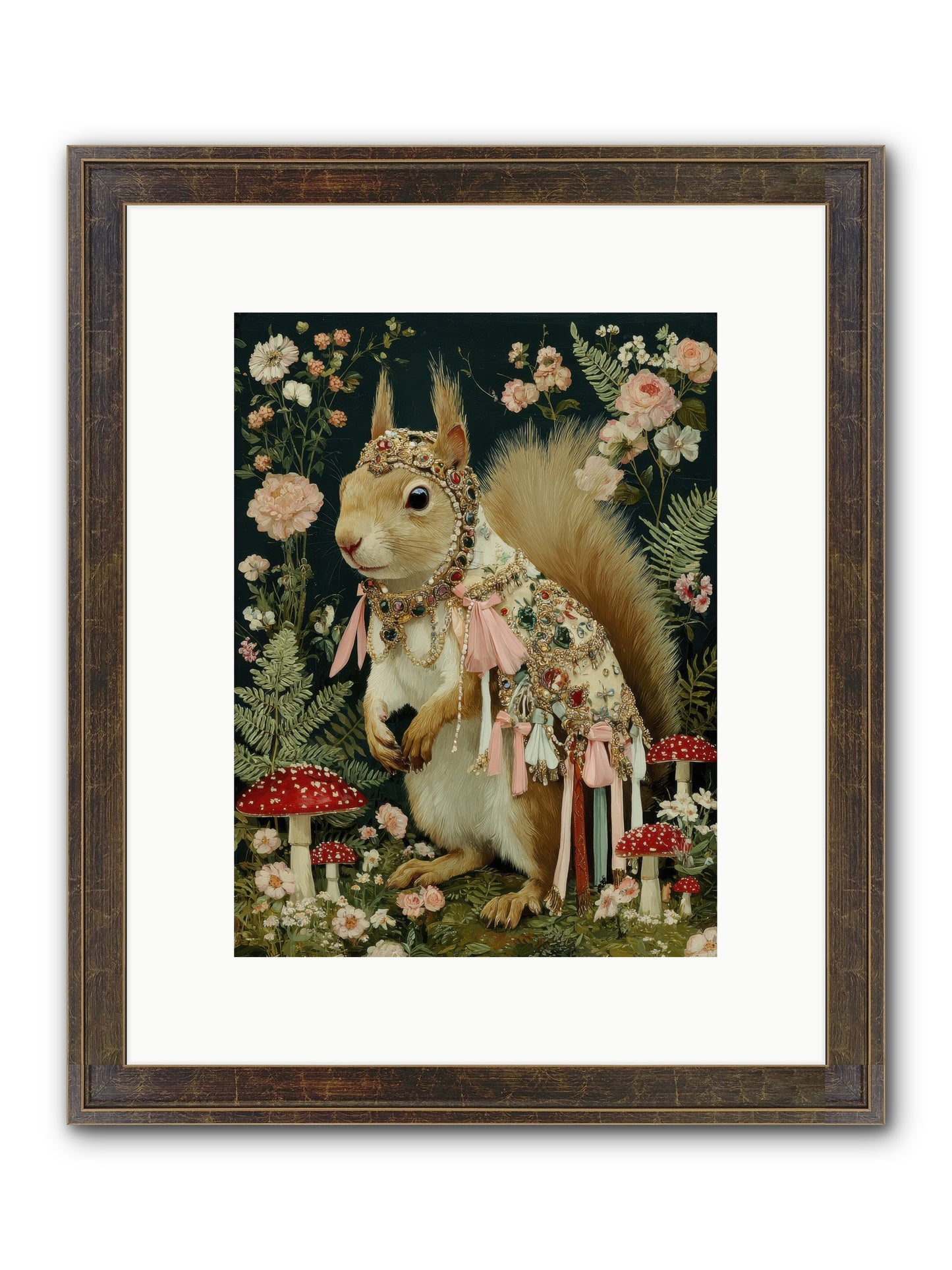 Afternoon Delights Framed Print - Slimwoods Black/Gold 9x12