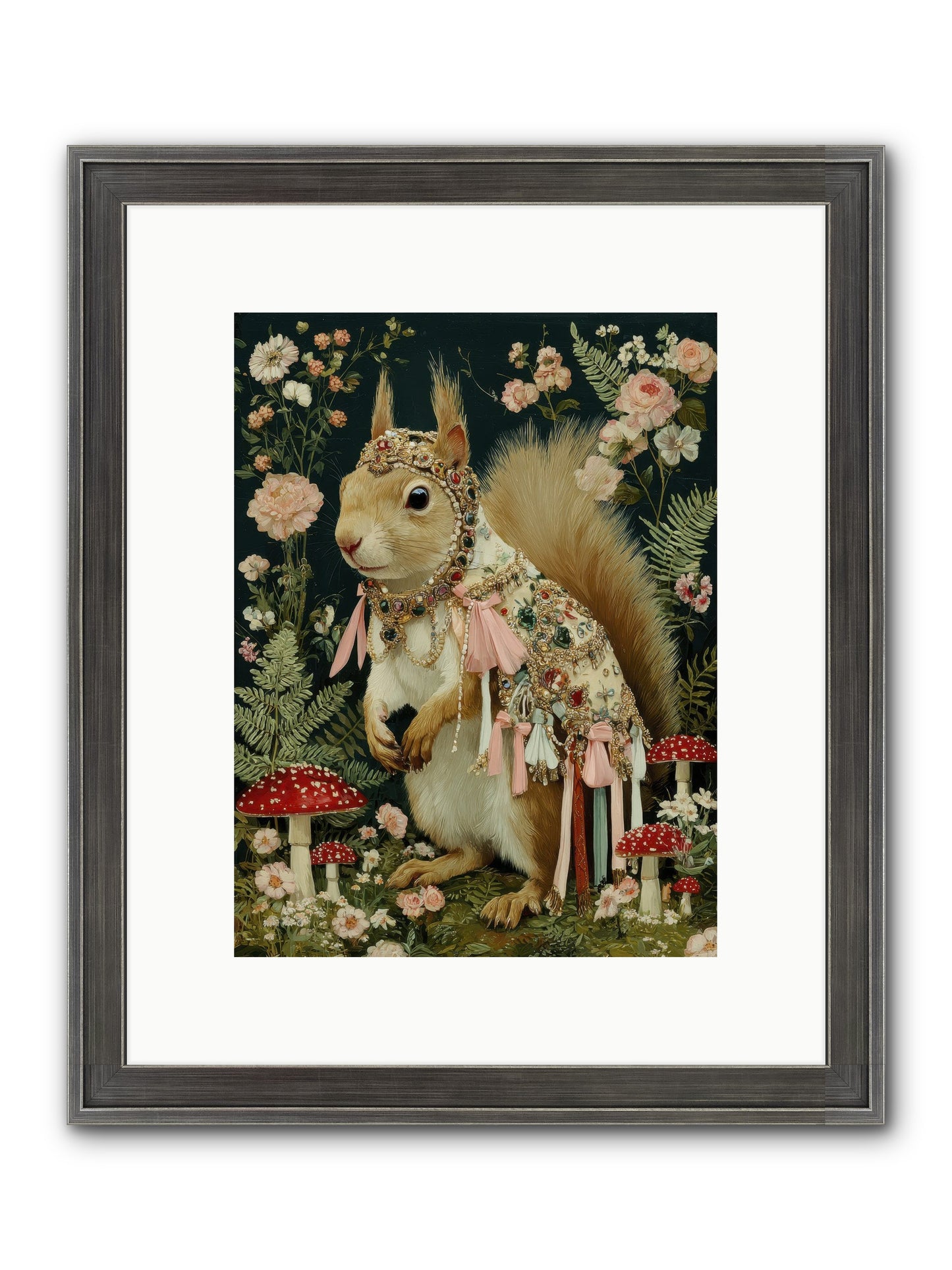 Afternoon Delights Framed Print - Slimwoods Black/Silver 9x12