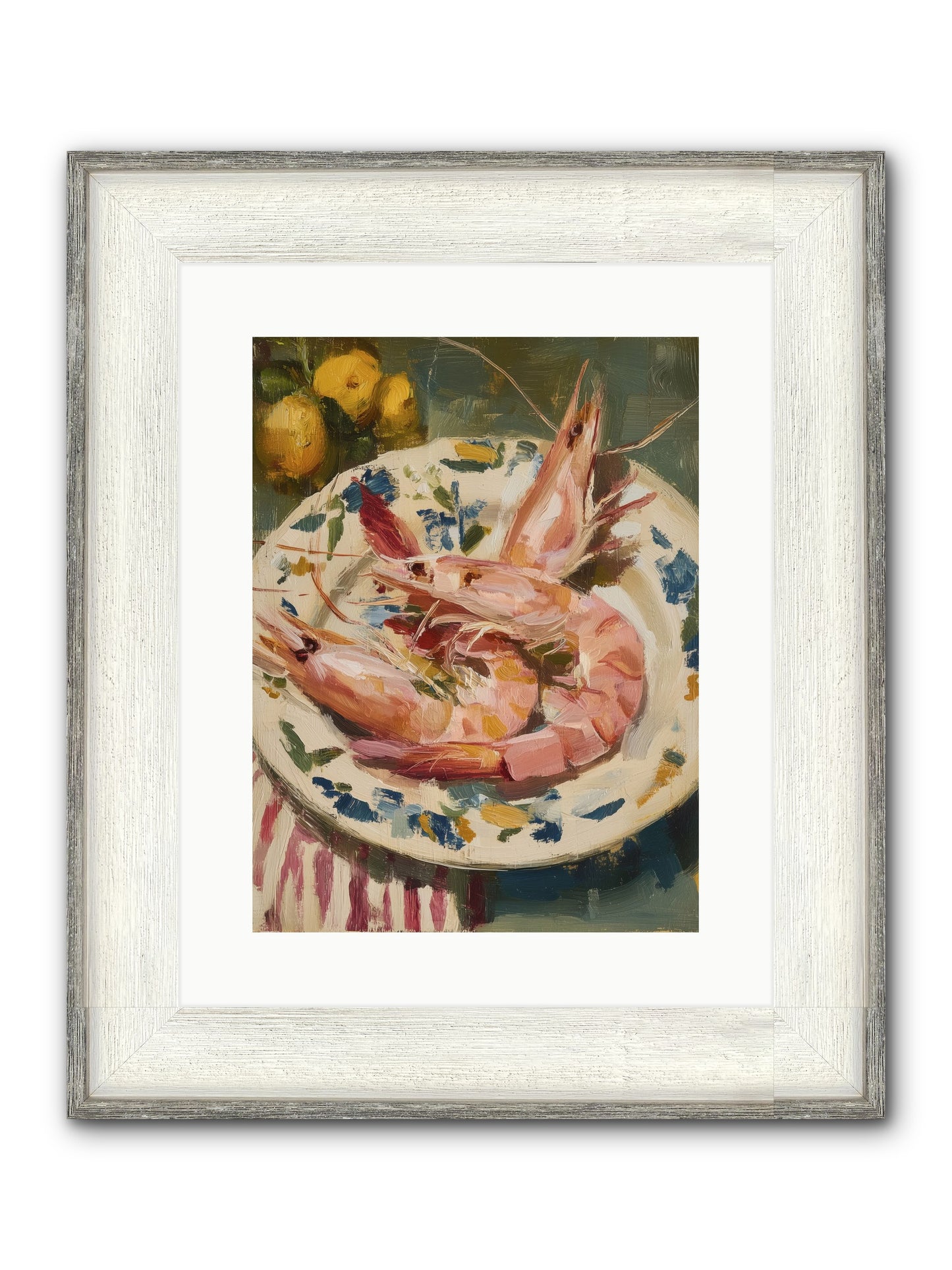 Afternoon Hours Framed Print - Driftwood White 12x16