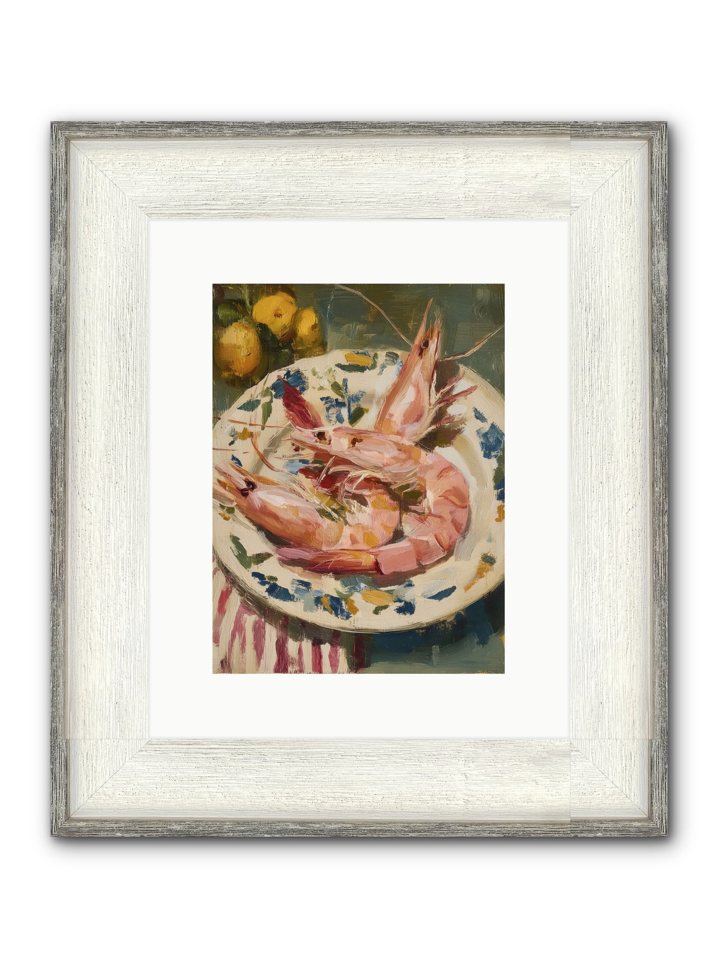 Afternoon Hours Framed Print - Driftwood White 9x12