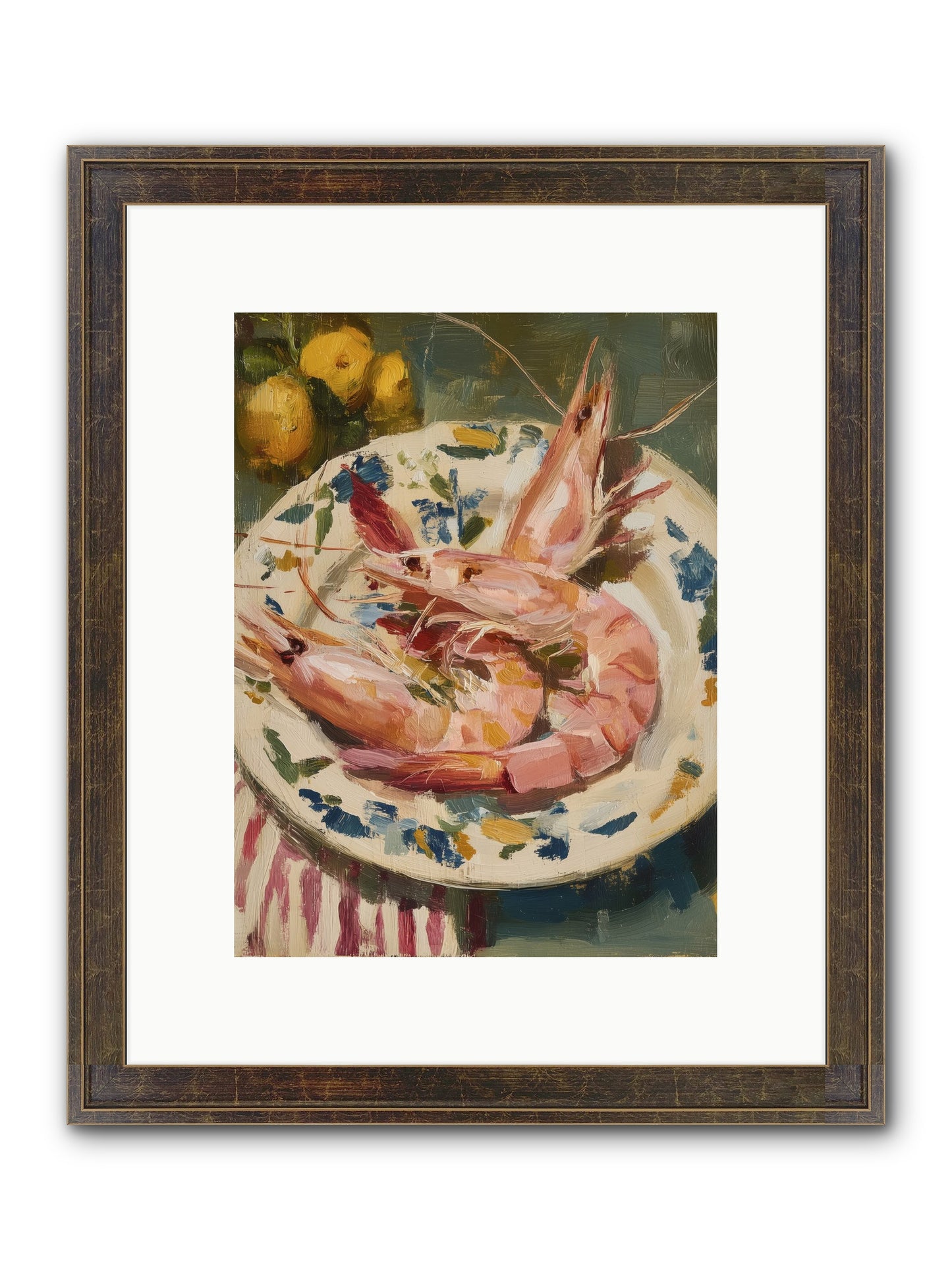 Afternoon Hours Framed Print - Slimwoods Black/Gold 9x12