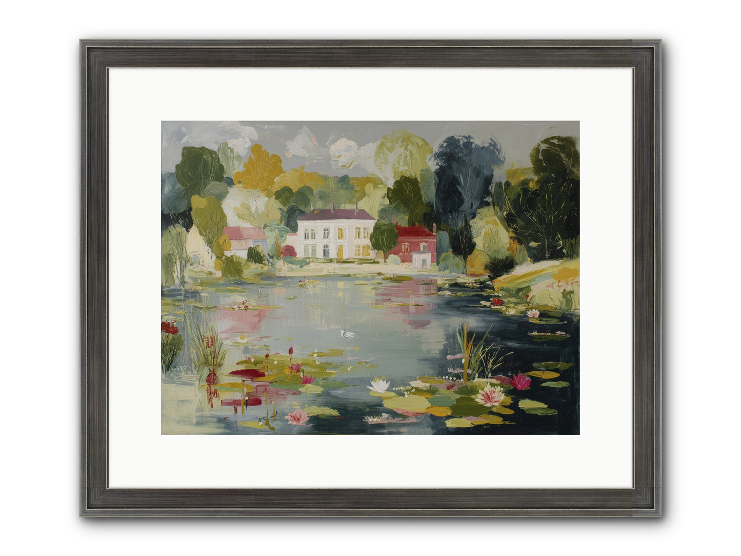 Afternoon's Embrace Framed Print - Slimwoods Black/Silver 16x12