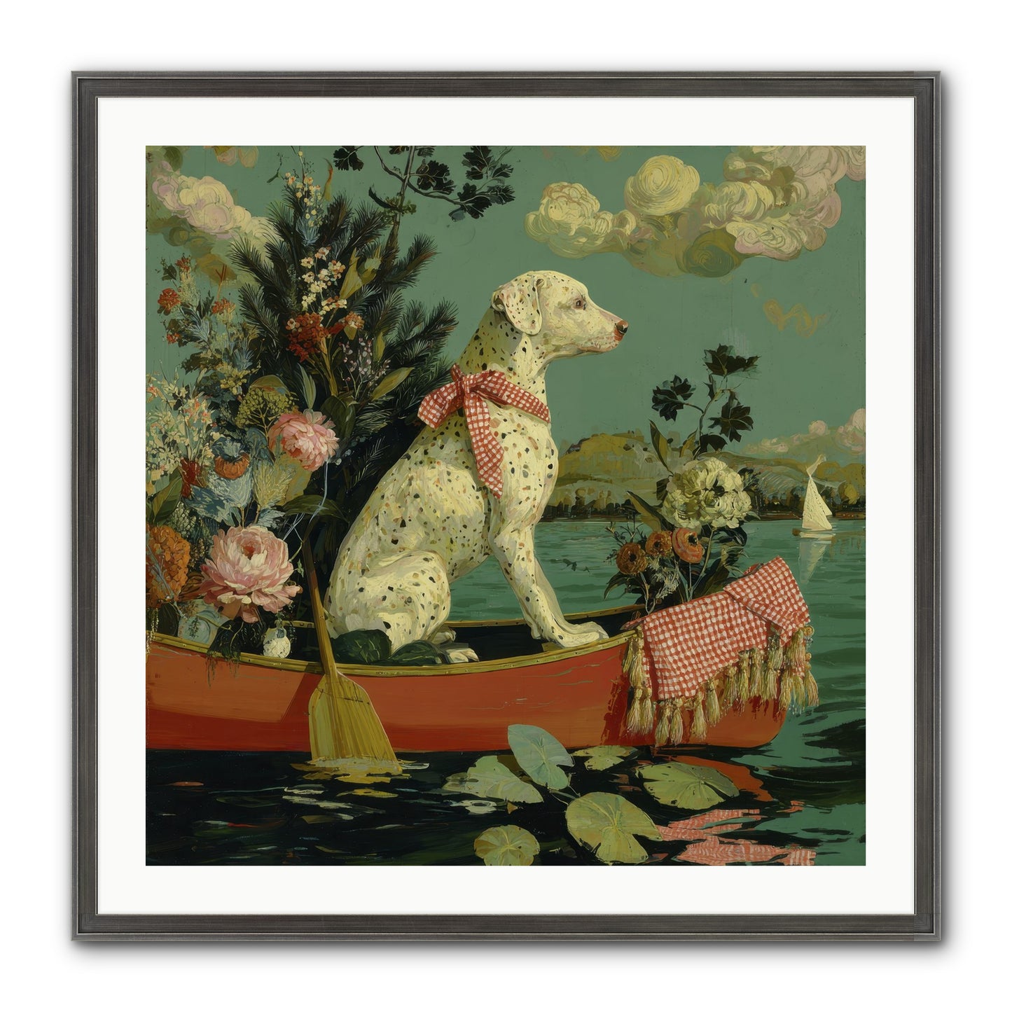 Against The Winter Sky Framed Print - Slimwoods Black/Silver 30x30