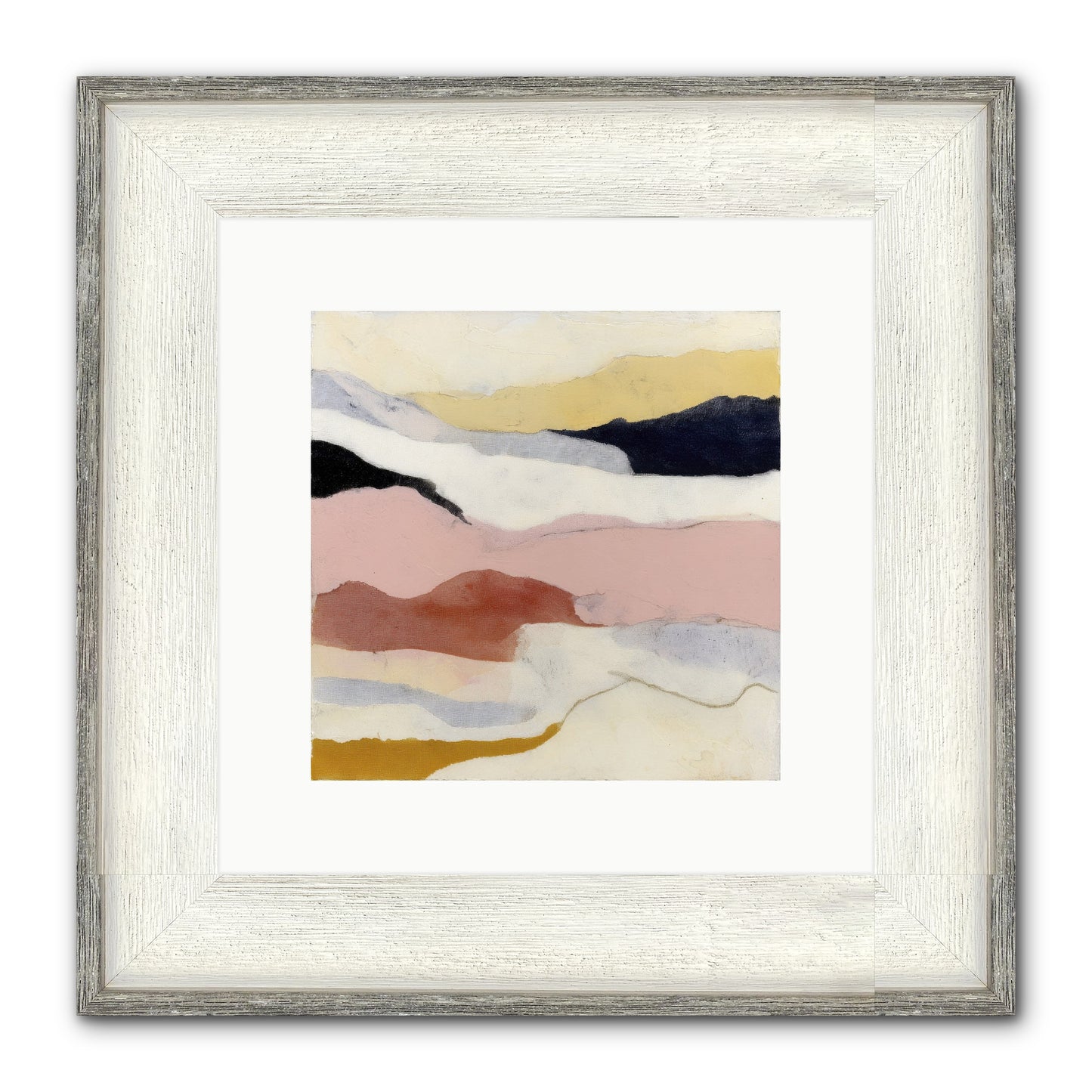 Alarum Framed Print - Driftwood White 10x10