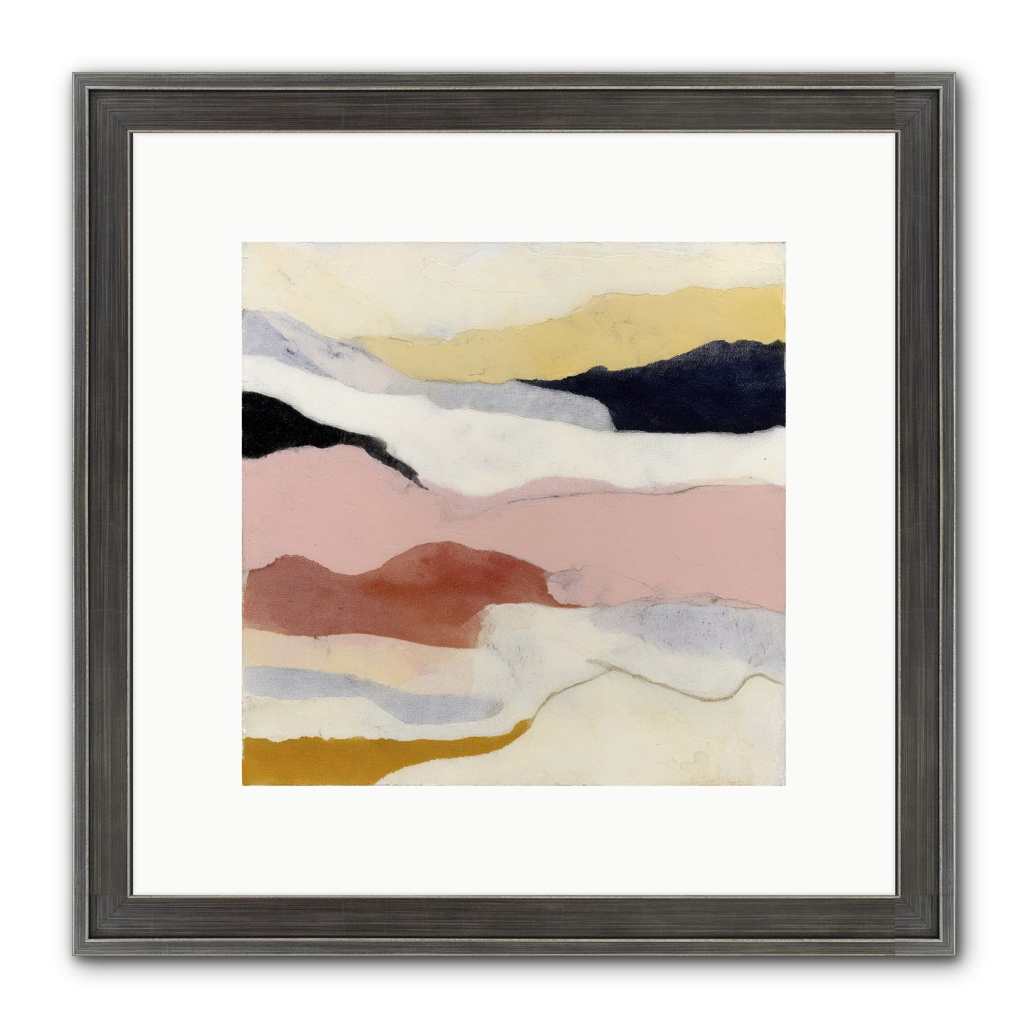 Alarum Framed Print - Slimwoods Black/Silver 10x10