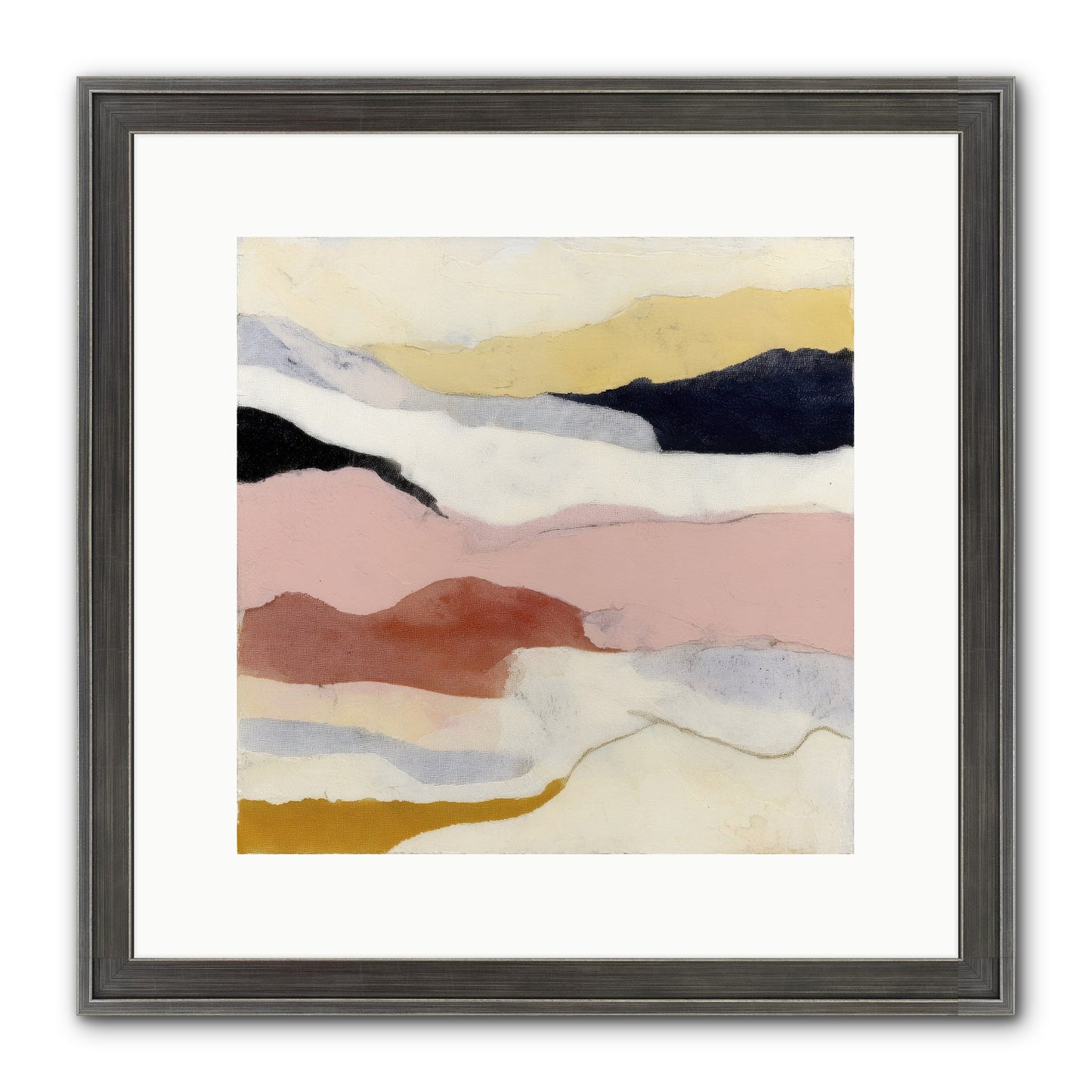 Alarum Framed Print - Slimwoods Black/Silver 12x12