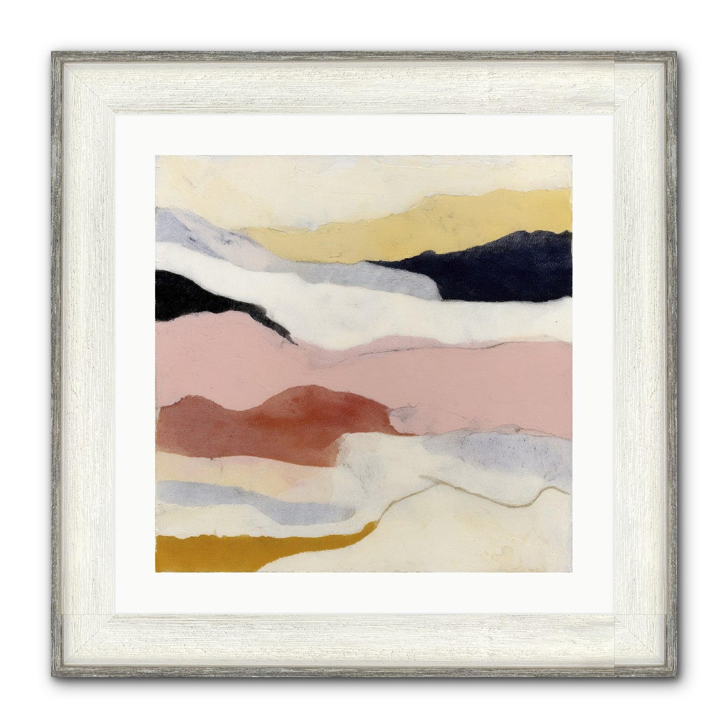 Alarum Framed Print - Driftwood White 20x20