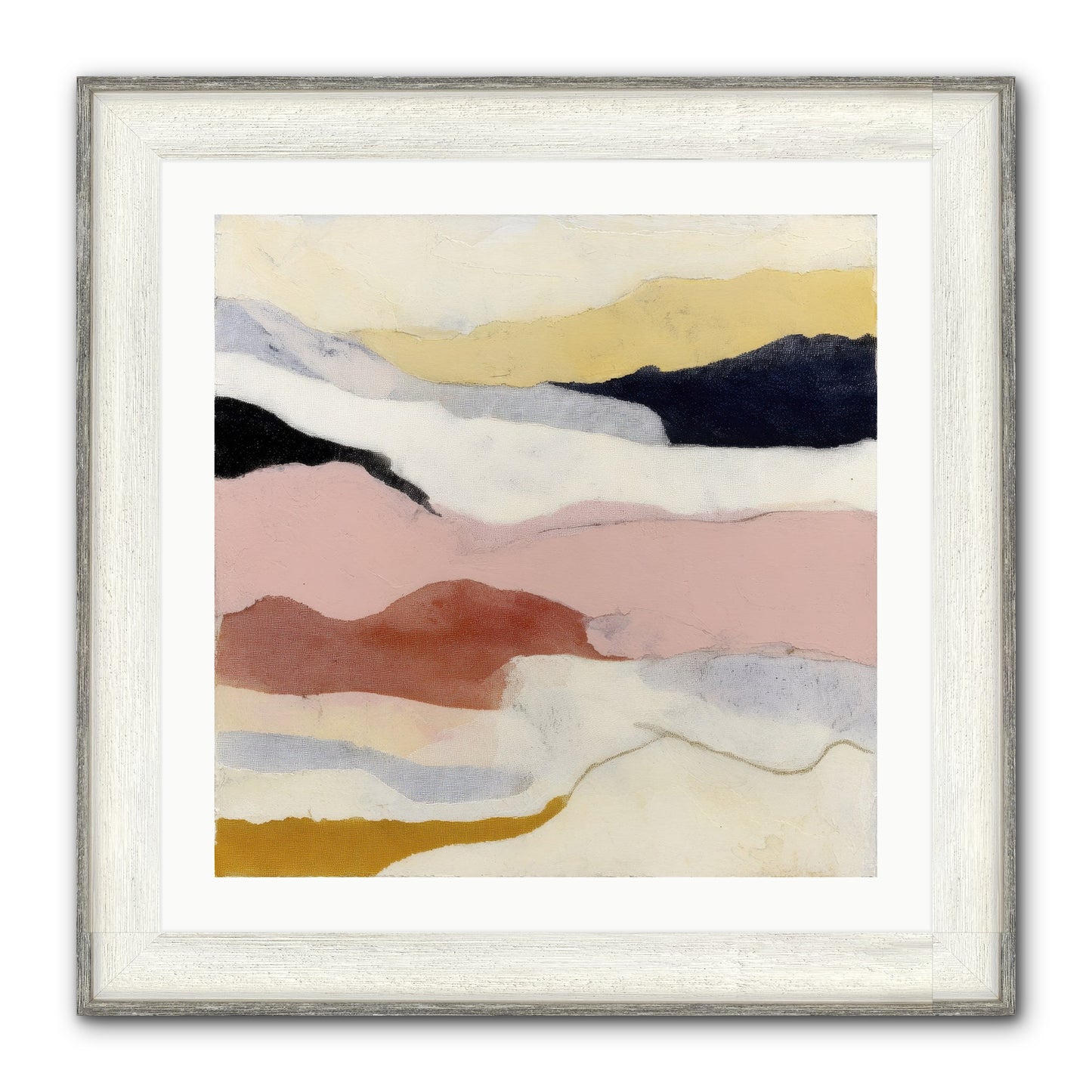 Alarum Framed Print - Driftwood White 24x24