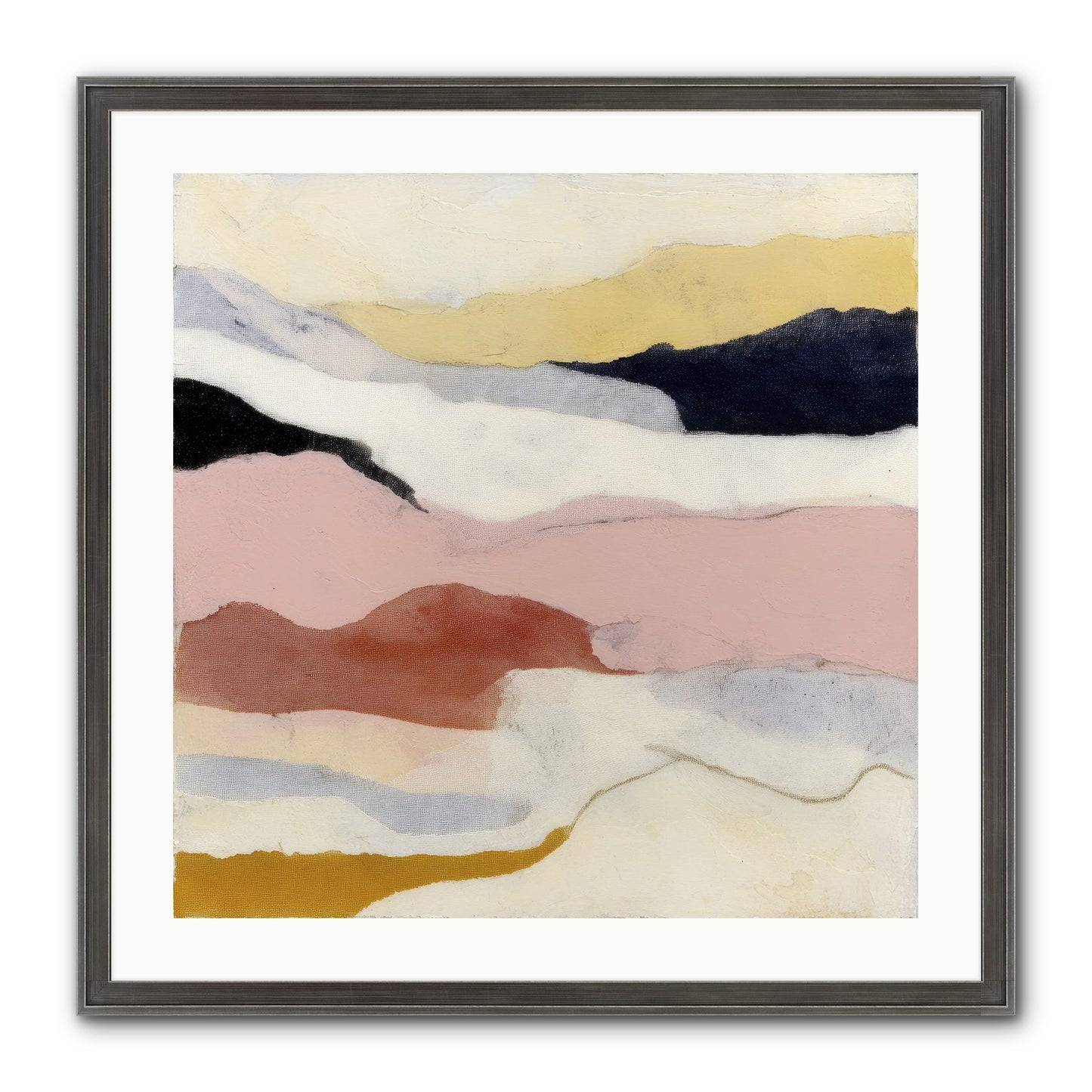Alarum Framed Print - Slimwoods Black/Silver 24x24