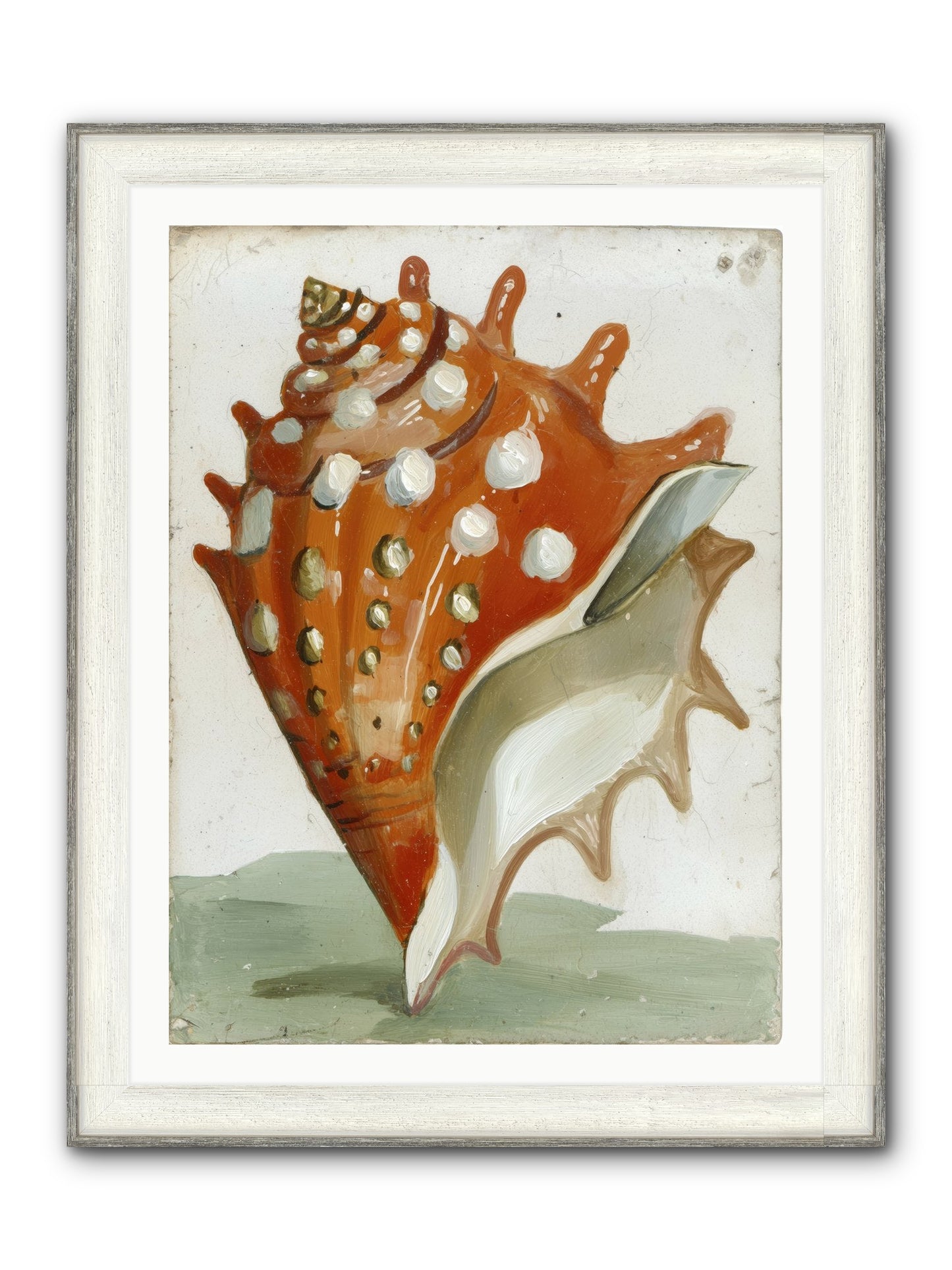 Alchemist's Gold Framed Print - Driftwood White 30x40