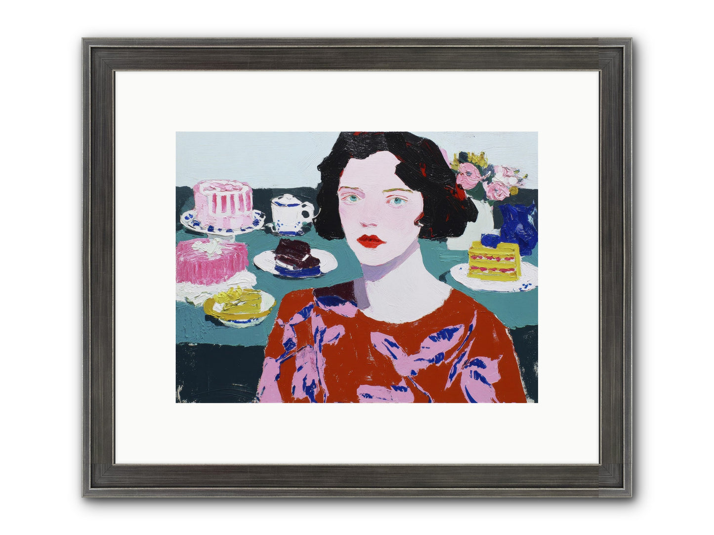 All That Sweetness Framed Print - Slimwoods Black/Silver 12x9