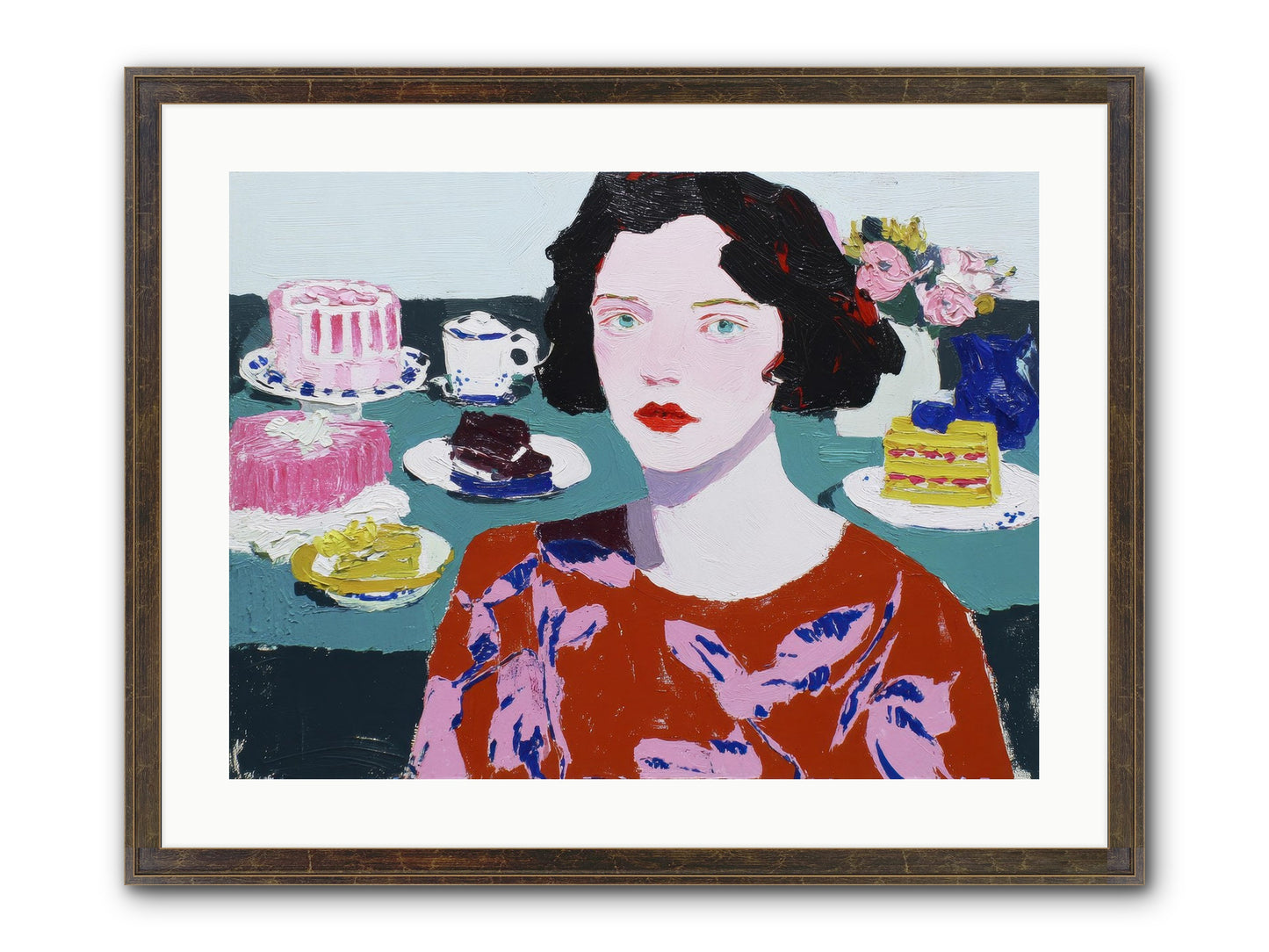 All That Sweetness Framed Print - Slimwoods Black/Gold 24x18