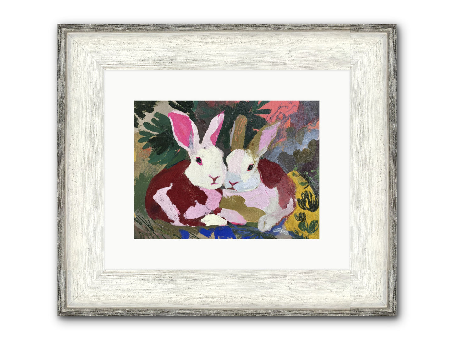 All The Small Mercies Framed Print - Driftwood White 12x9