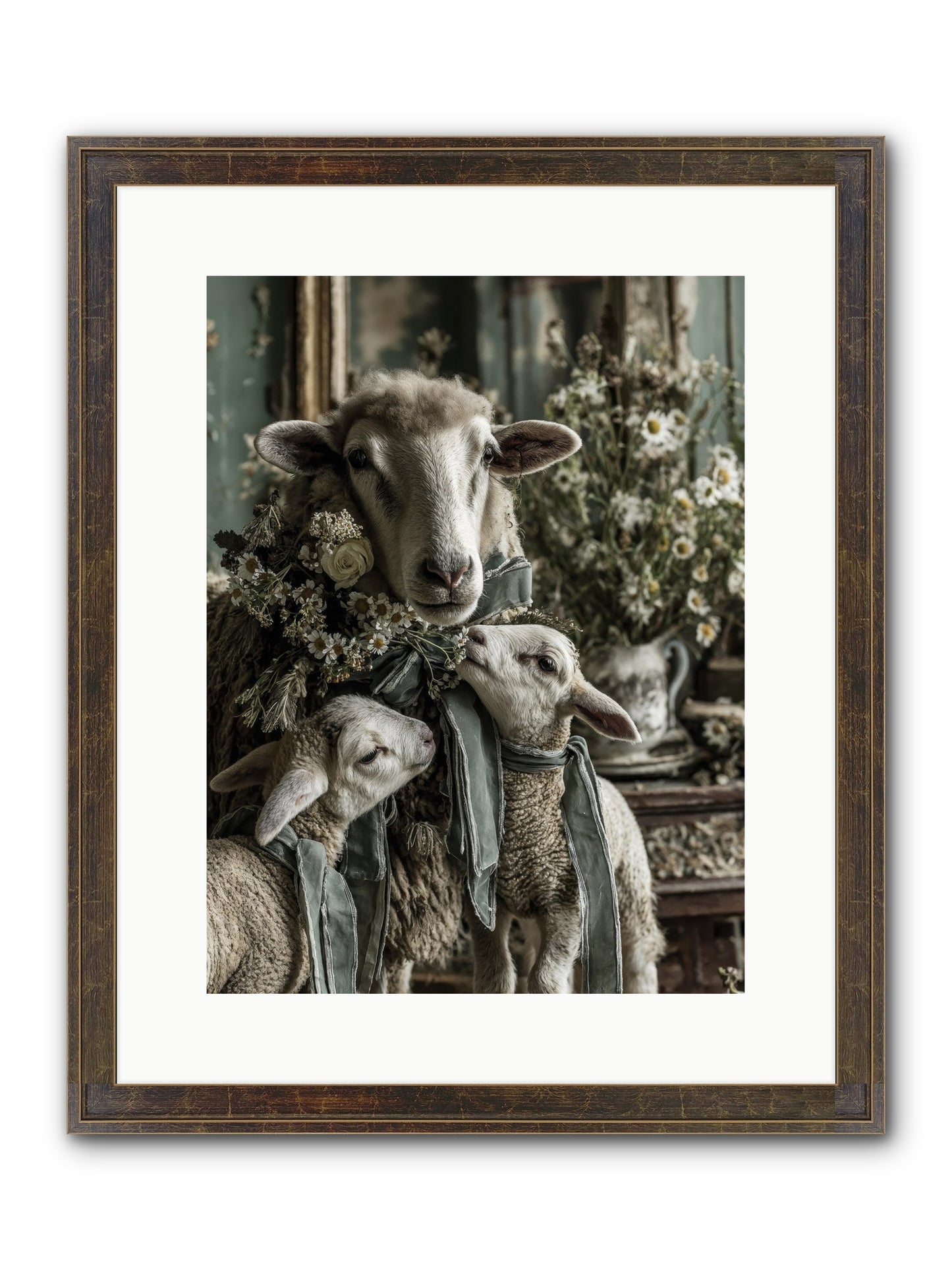 Always Framed Print - Slimwoods Black/Gold 12x16