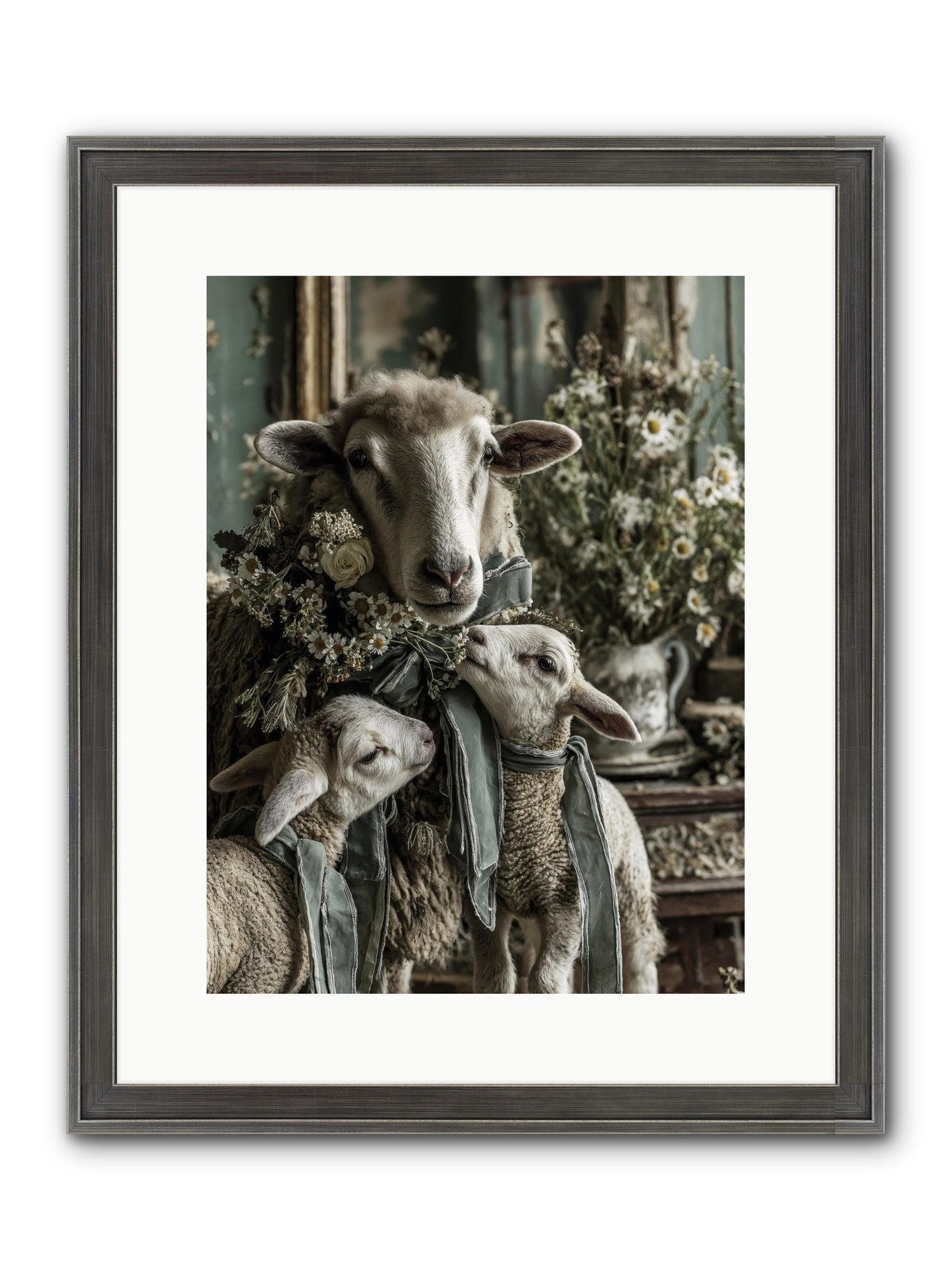 Always Framed Print - Slimwoods Black/Silver 12x16