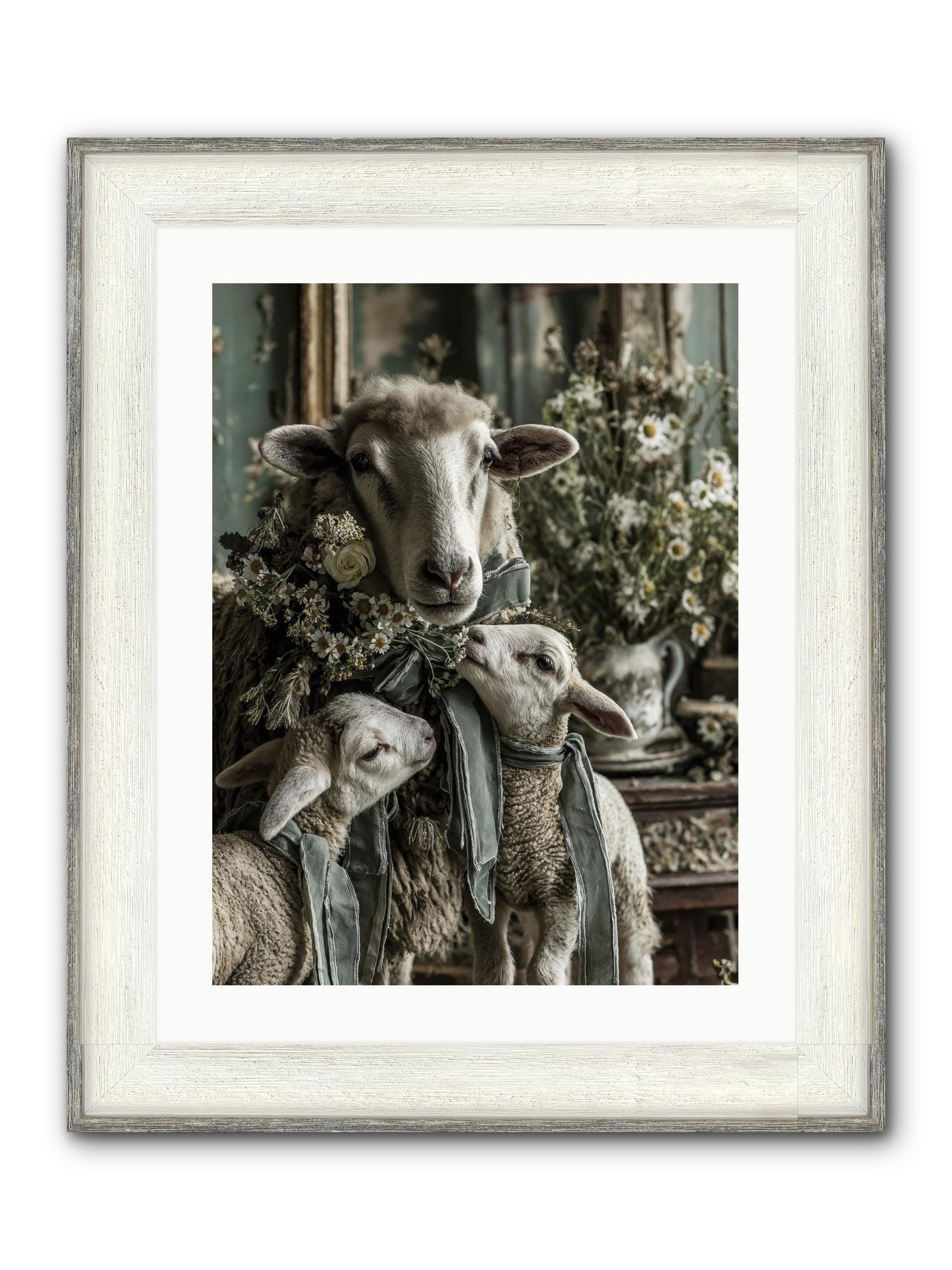 Always Framed Print - Driftwood White 18x24