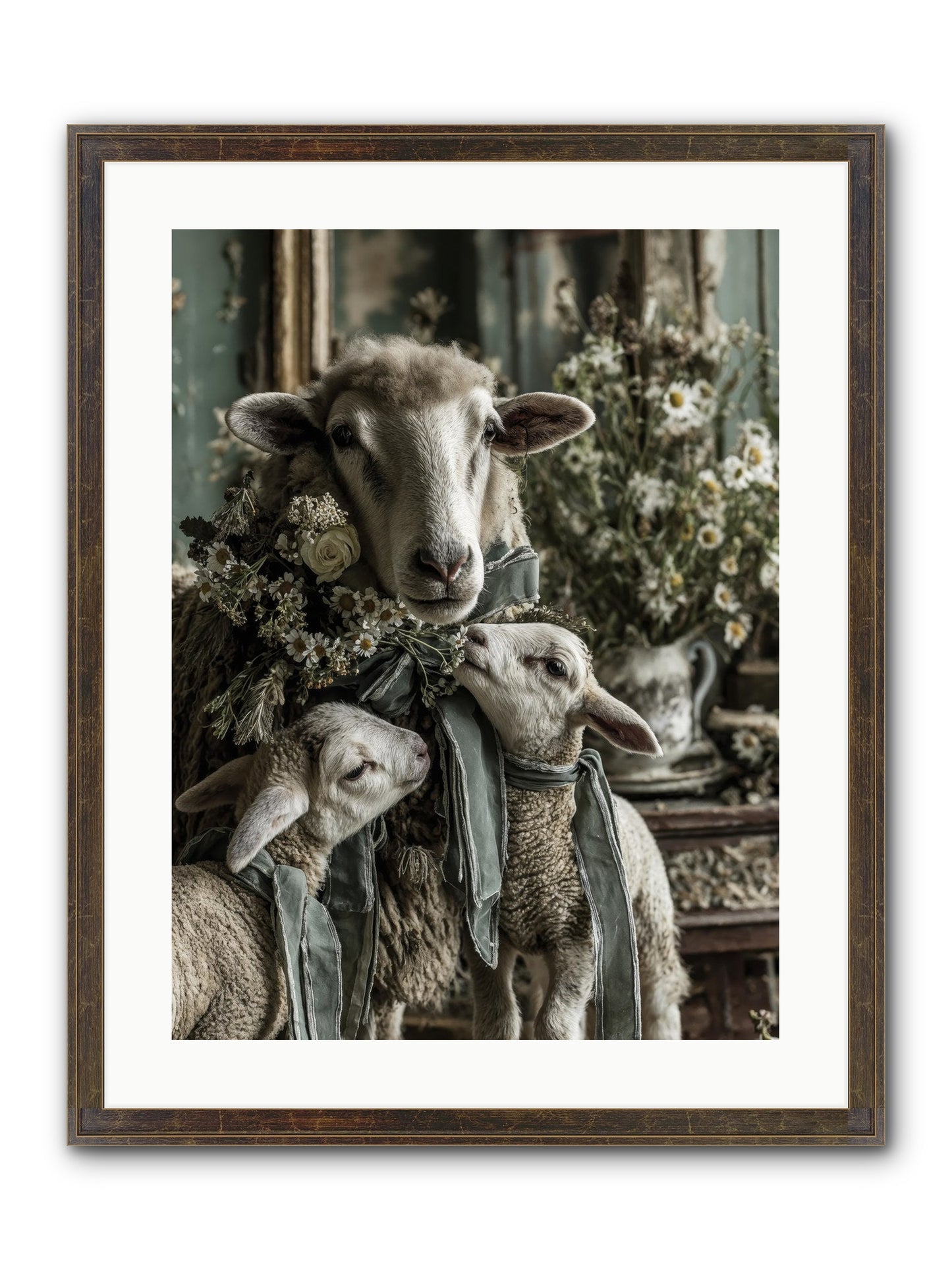 Always Framed Print - Slimwoods Black/Gold 18x24