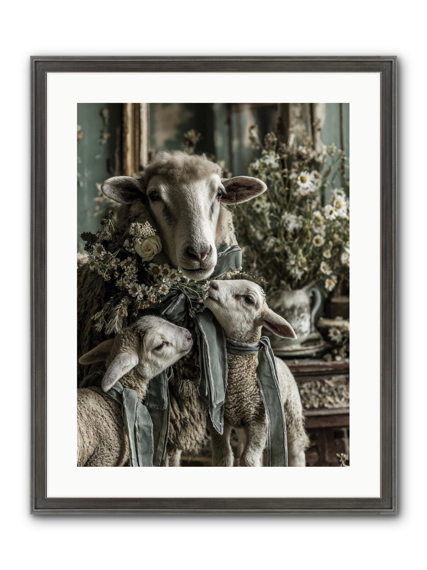 Always Framed Print - Slimwoods Black/Silver 18x24