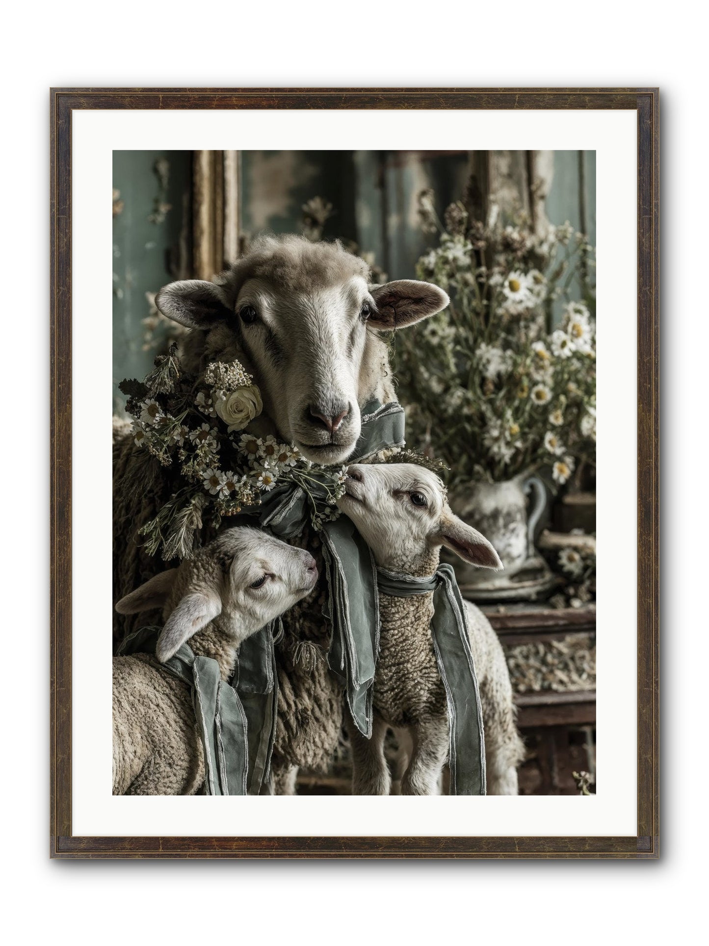 Always Framed Print - Slimwoods Black/Gold 24x32