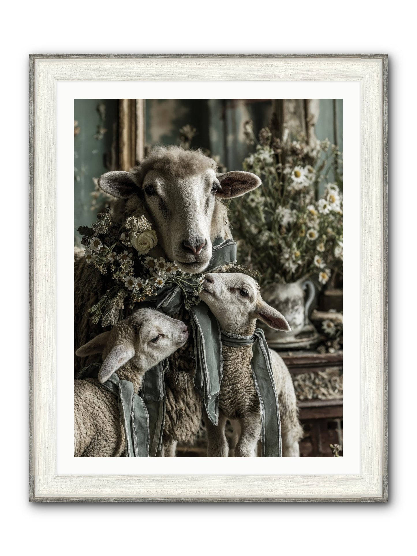 Always Framed Print - Driftwood White 30x40