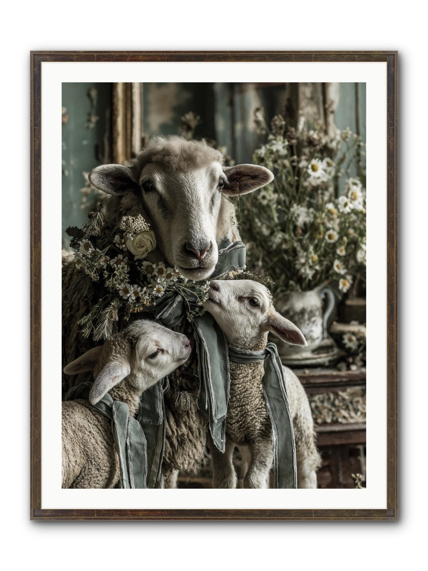 Always Framed Print - Slimwoods Black/Gold 30x40