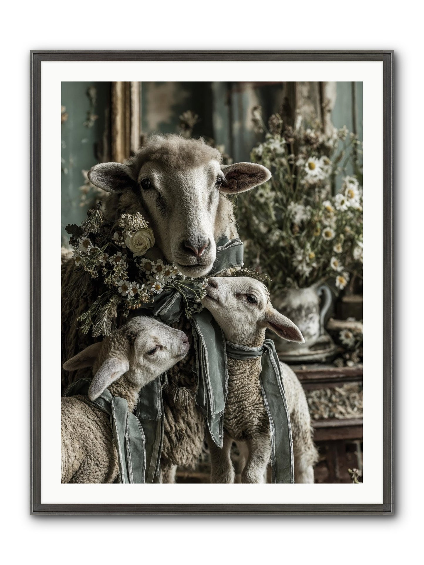 Always Framed Print - Slimwoods Black/Silver 30x40