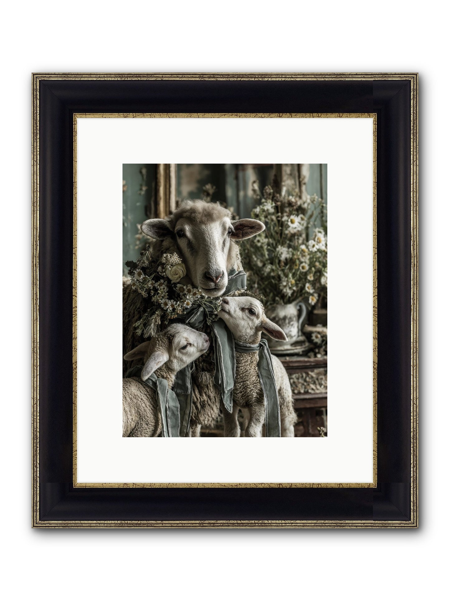 Always Framed Print - Black & Gold 9x12