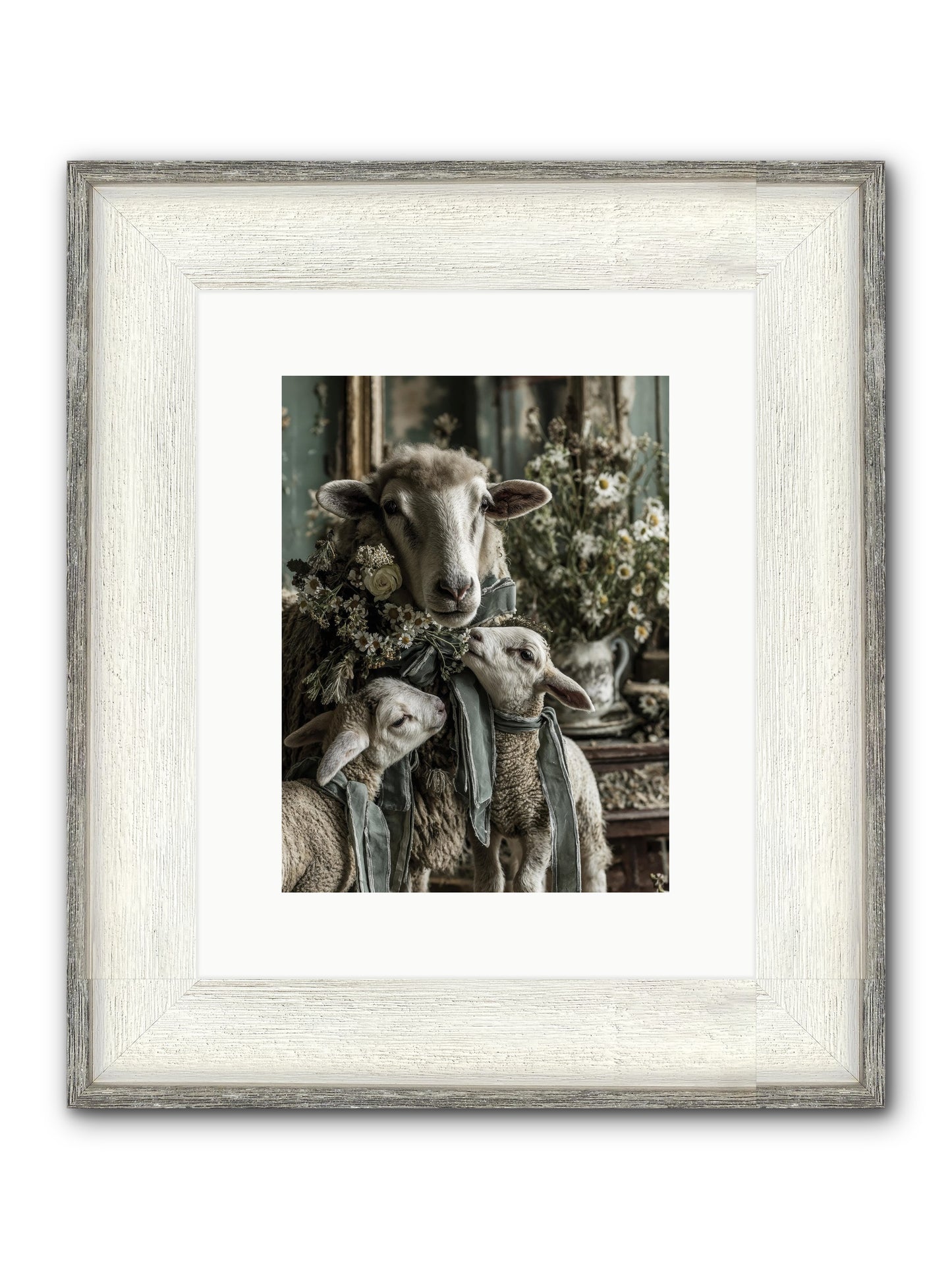 Always Framed Print - Driftwood White 9x12