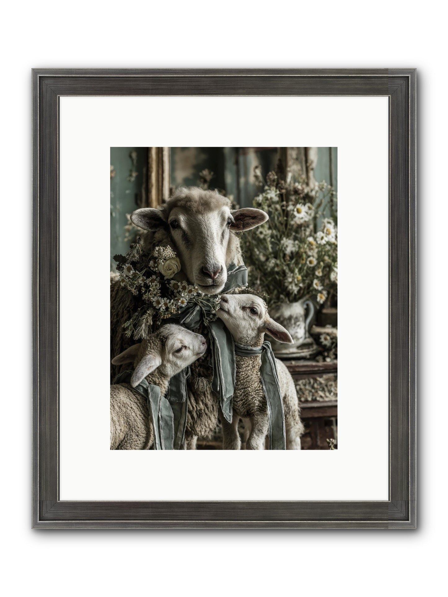Always Framed Print - Slimwoods Black/Silver 9x12