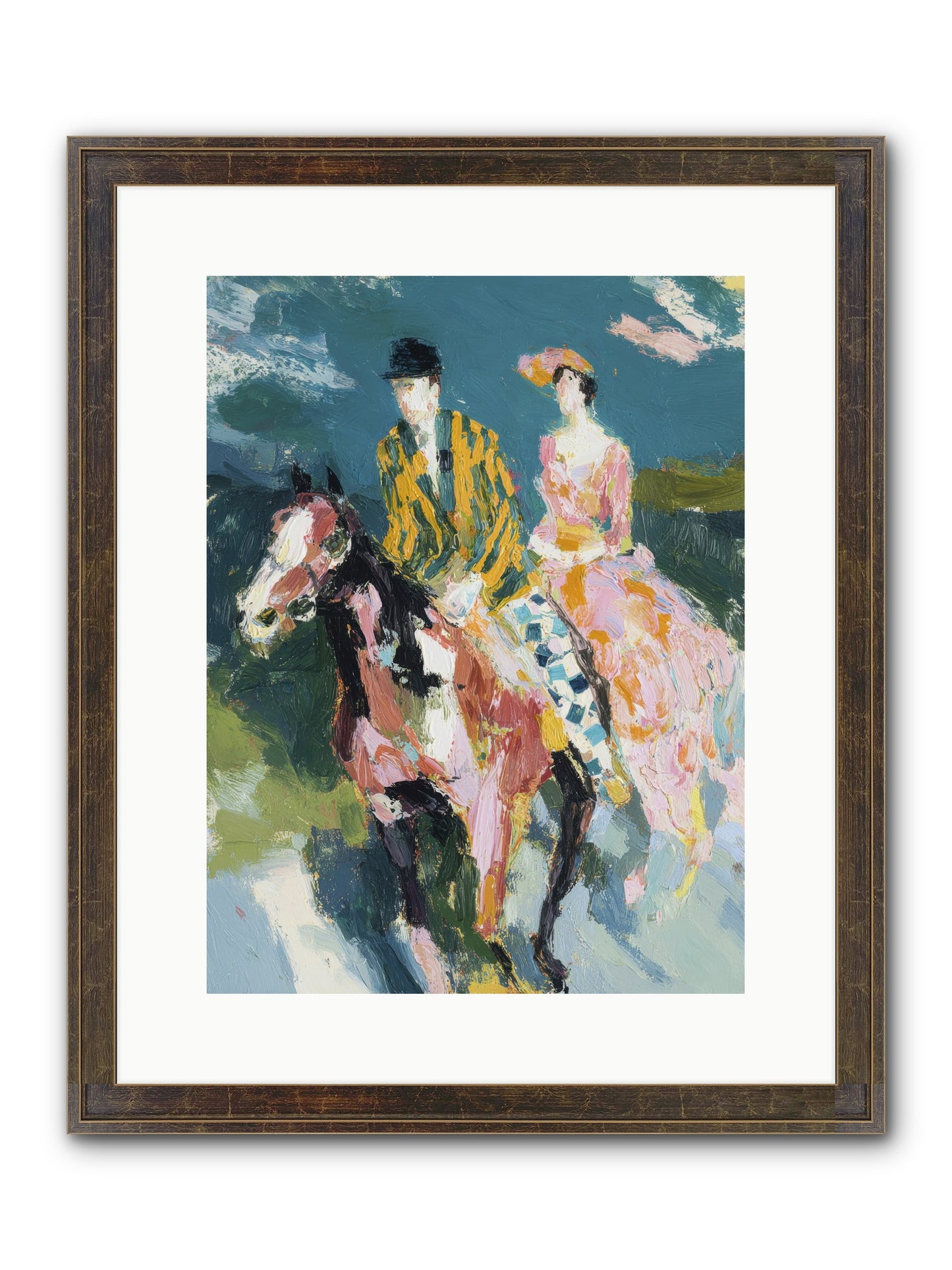 Always Enchanted Framed Print - Slimwoods Black/Gold 12x16