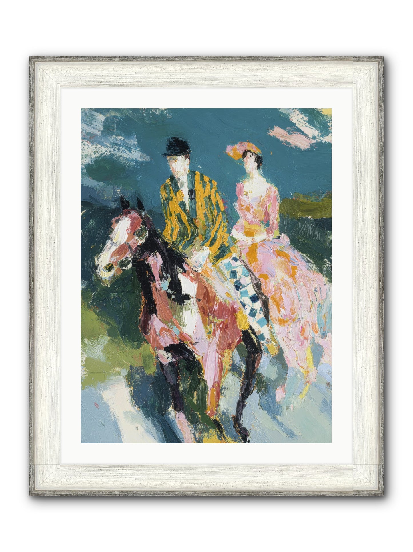 Always Enchanted Framed Print - Driftwood White 24x32