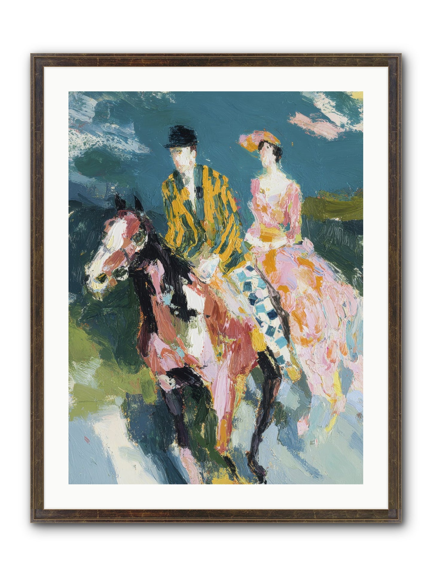 Always Enchanted Framed Print - Slimwoods Black/Gold 24x32