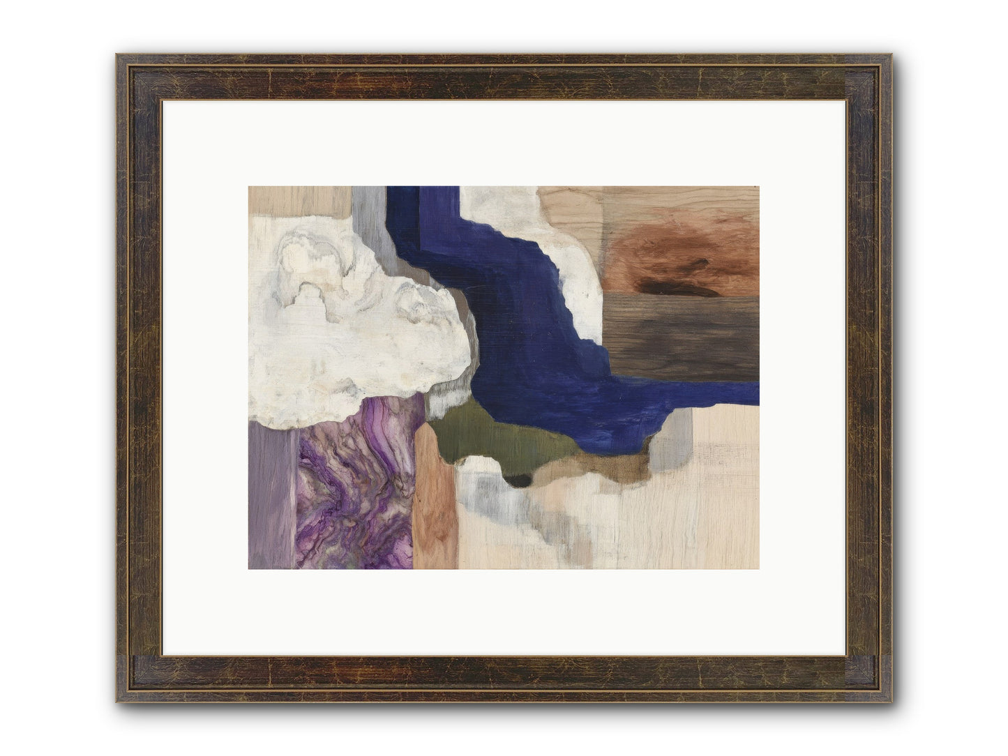 Amberlith Grove Framed Print - Slimwoods Black/Gold 12x9