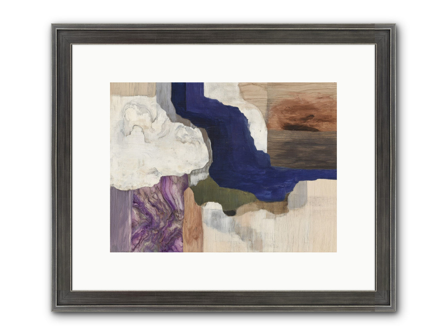 Amberlith Grove Framed Print - Slimwoods Black/Silver 12x9