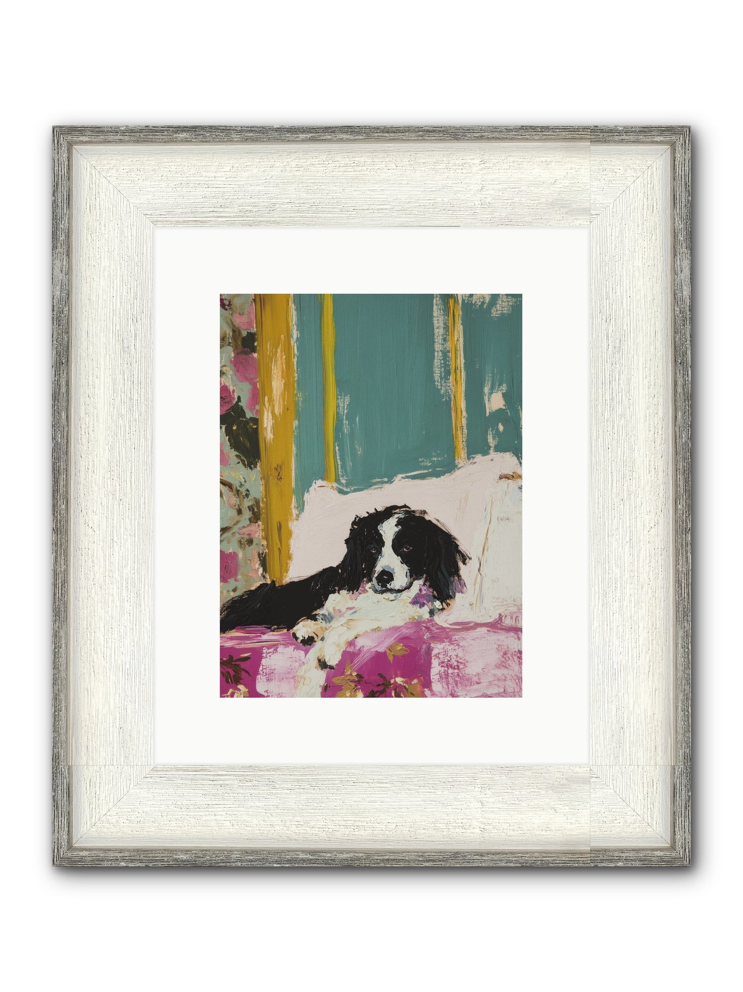 Amelia Earhart Framed Print - Driftwood White 9x12