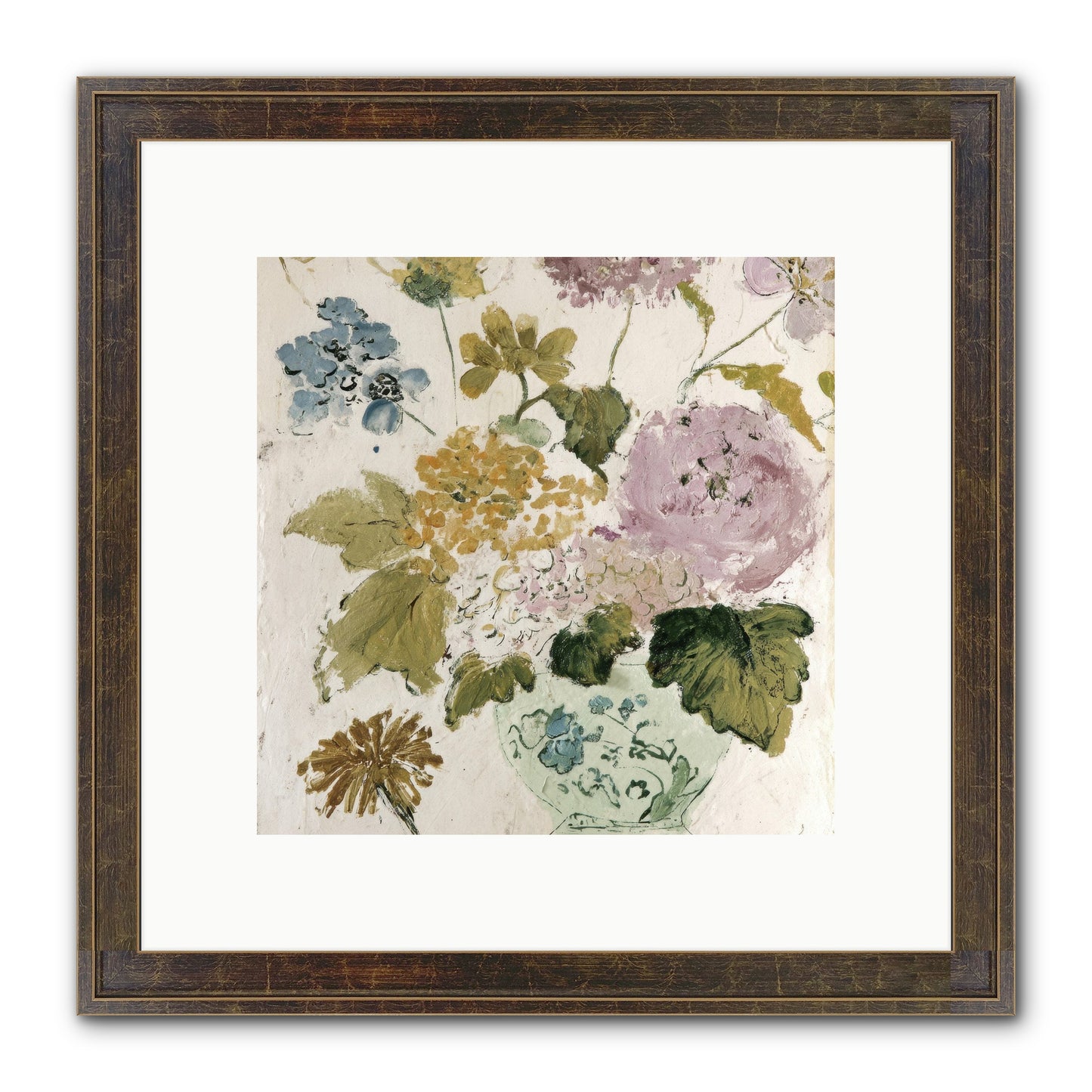 Among The Dappled Shadows Framed Print - Slimwoods Black/Gold 10x10