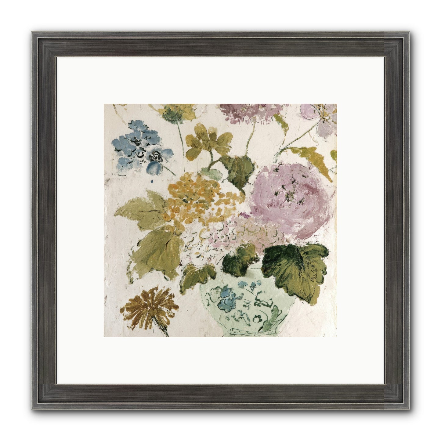 Among The Dappled Shadows Framed Print - Slimwoods Black/Silver 10x10