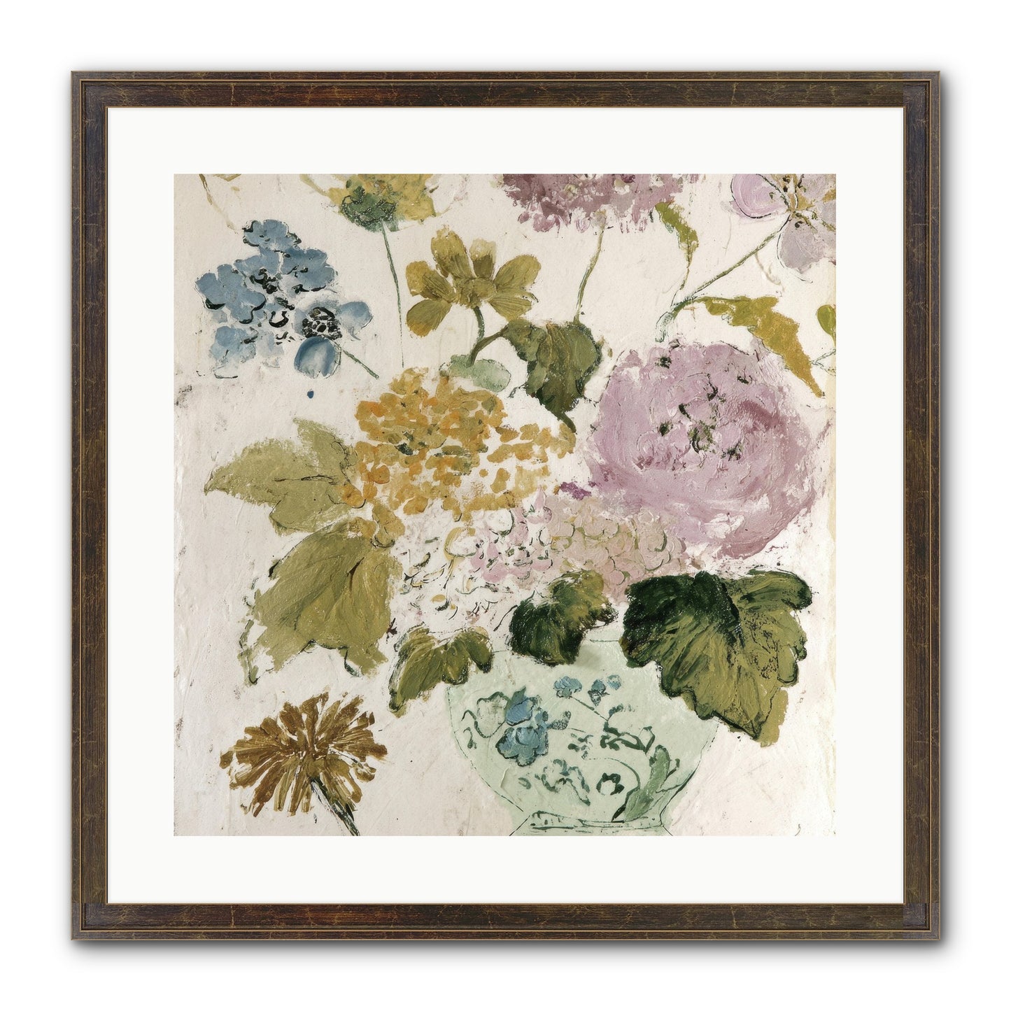 Among The Dappled Shadows Framed Print - Slimwoods Black/Gold 20x20