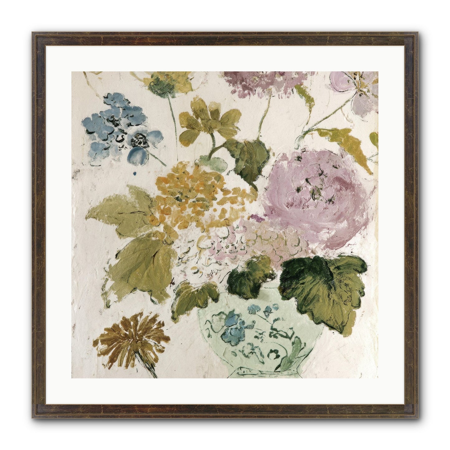 Among The Dappled Shadows Framed Print - Slimwoods Black/Gold 24x24
