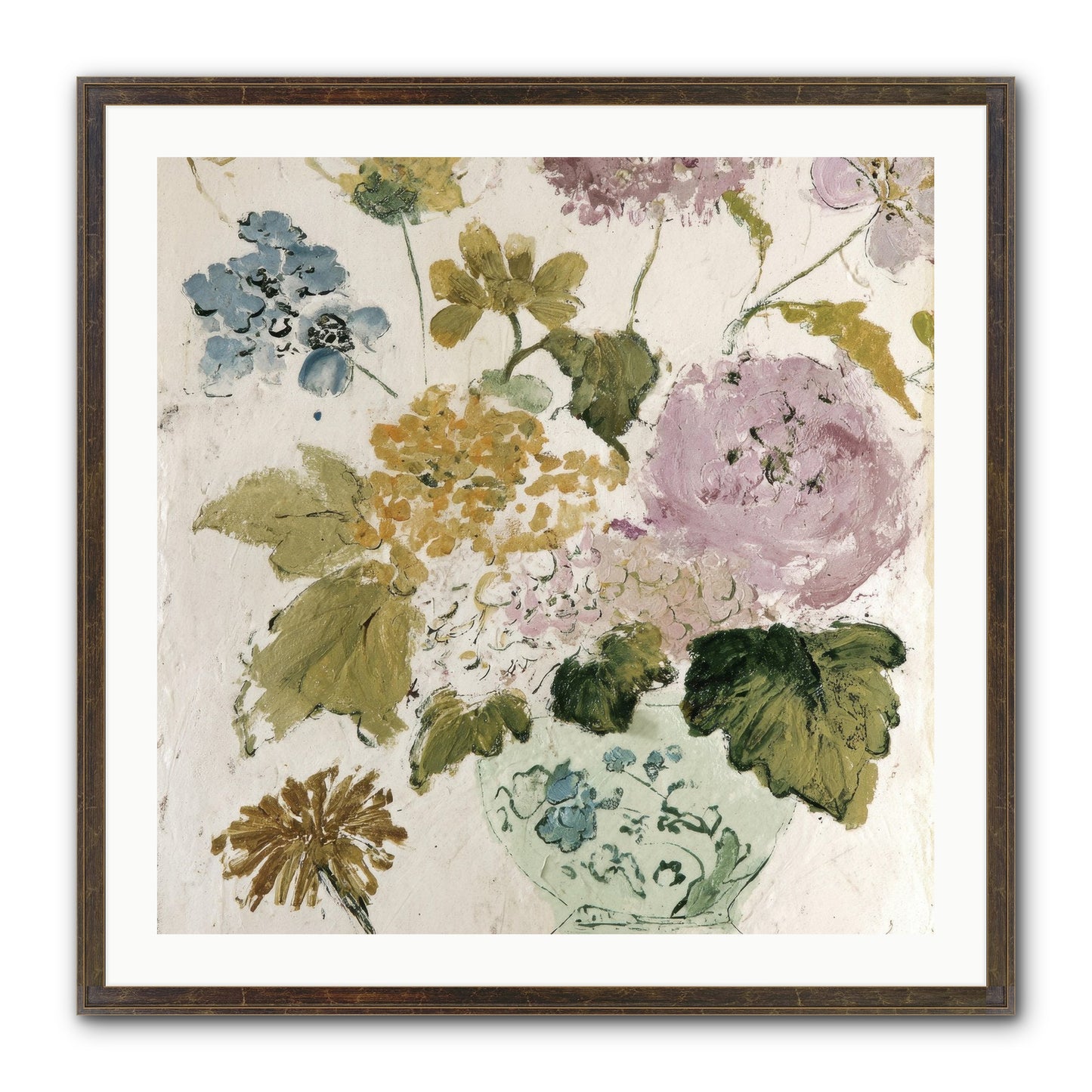 Among The Dappled Shadows Framed Print - Slimwoods Black/Gold 30x30