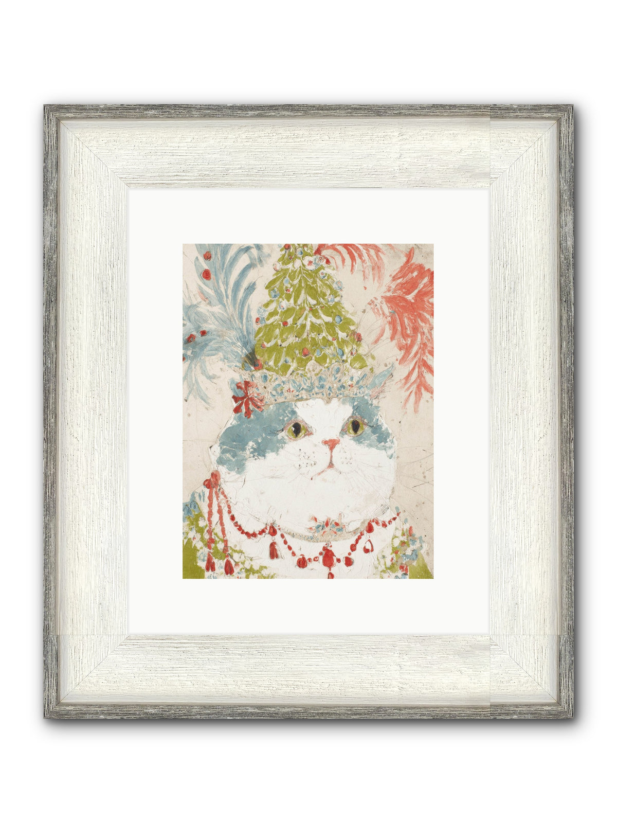 Among The Merriment Framed Print - Driftwood White 9x12