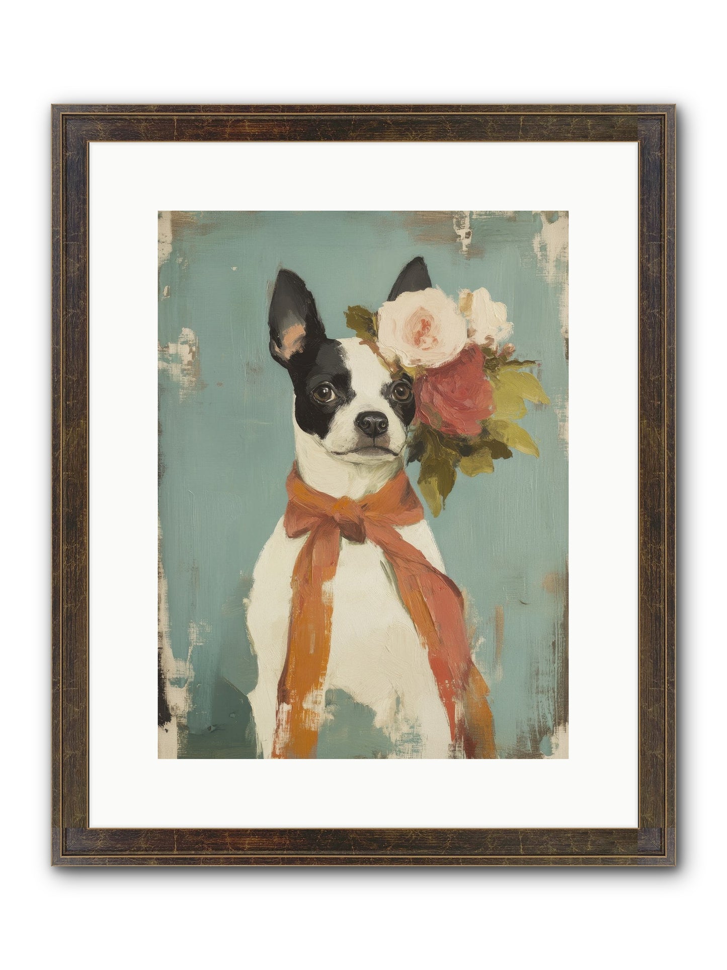 Among The Roses Framed Print - Slimwoods Black/Gold 12x16