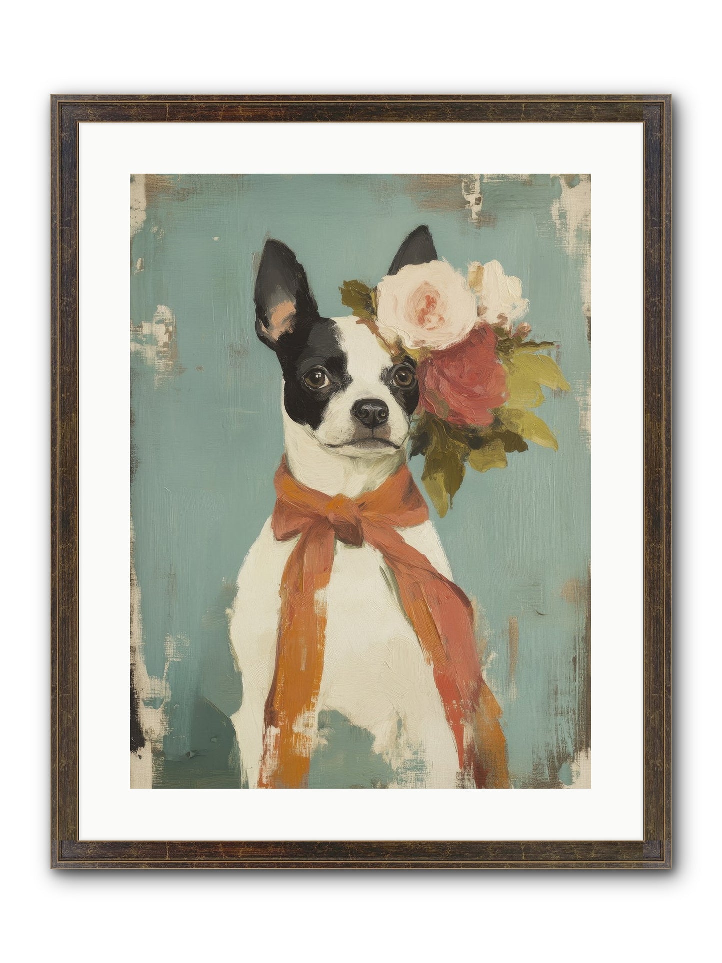 Among The Roses Framed Print - Slimwoods Black/Gold 18x24