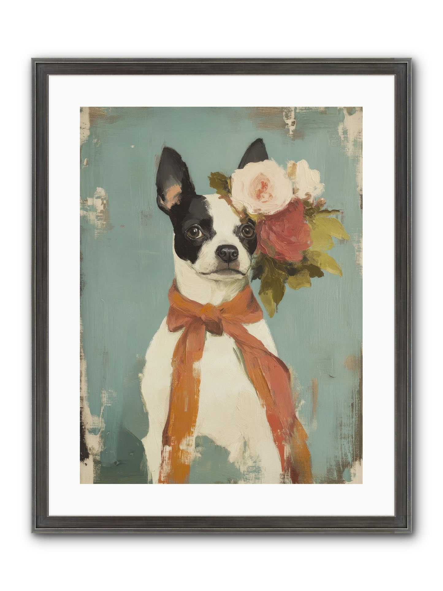 Among The Roses Framed Print - Slimwoods Black/Silver 18x24
