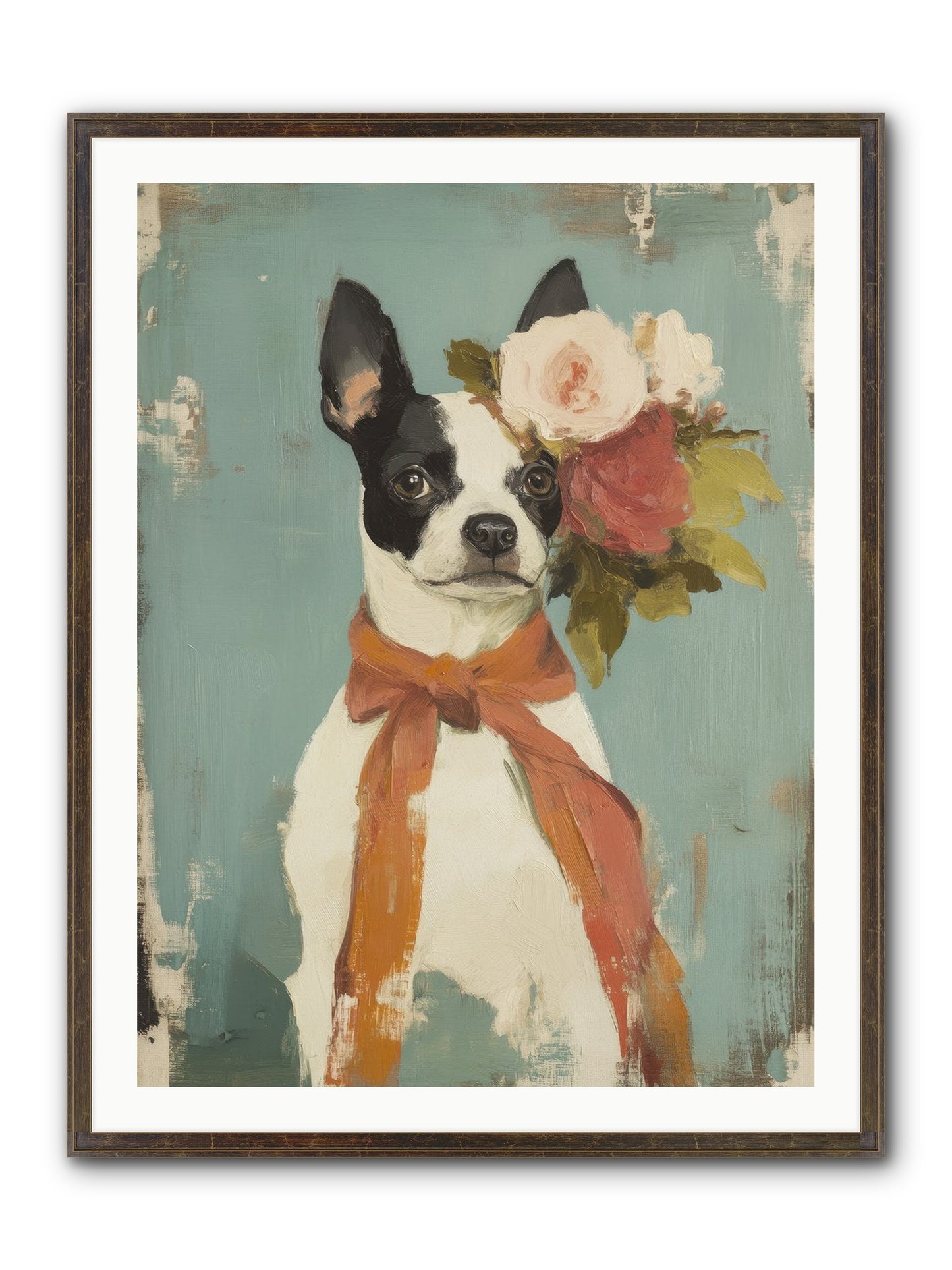 Among The Roses Framed Print - Slimwoods Black/Gold 30x40
