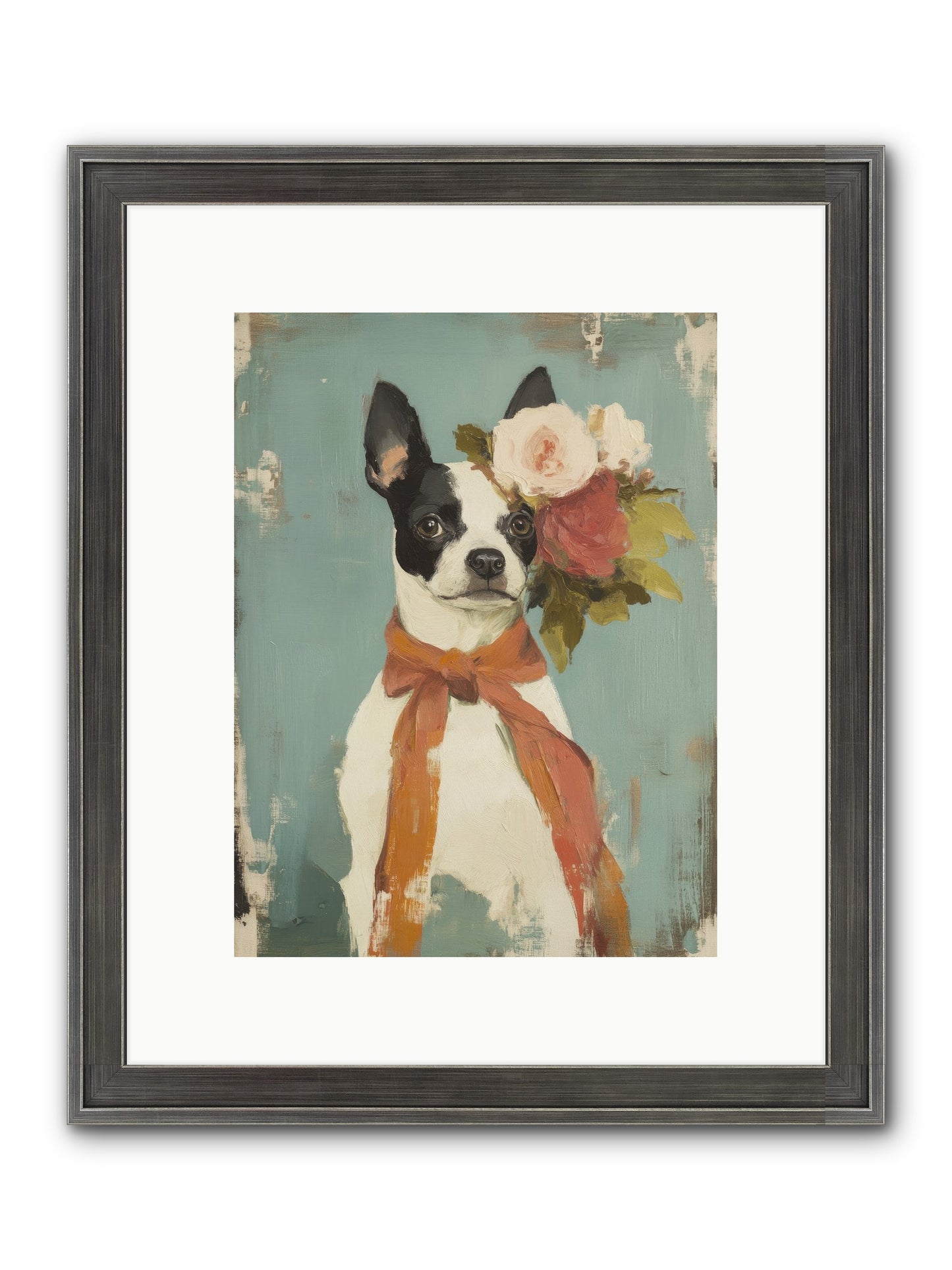 Among The Roses Framed Print - Slimwoods Black/Silver 9x12