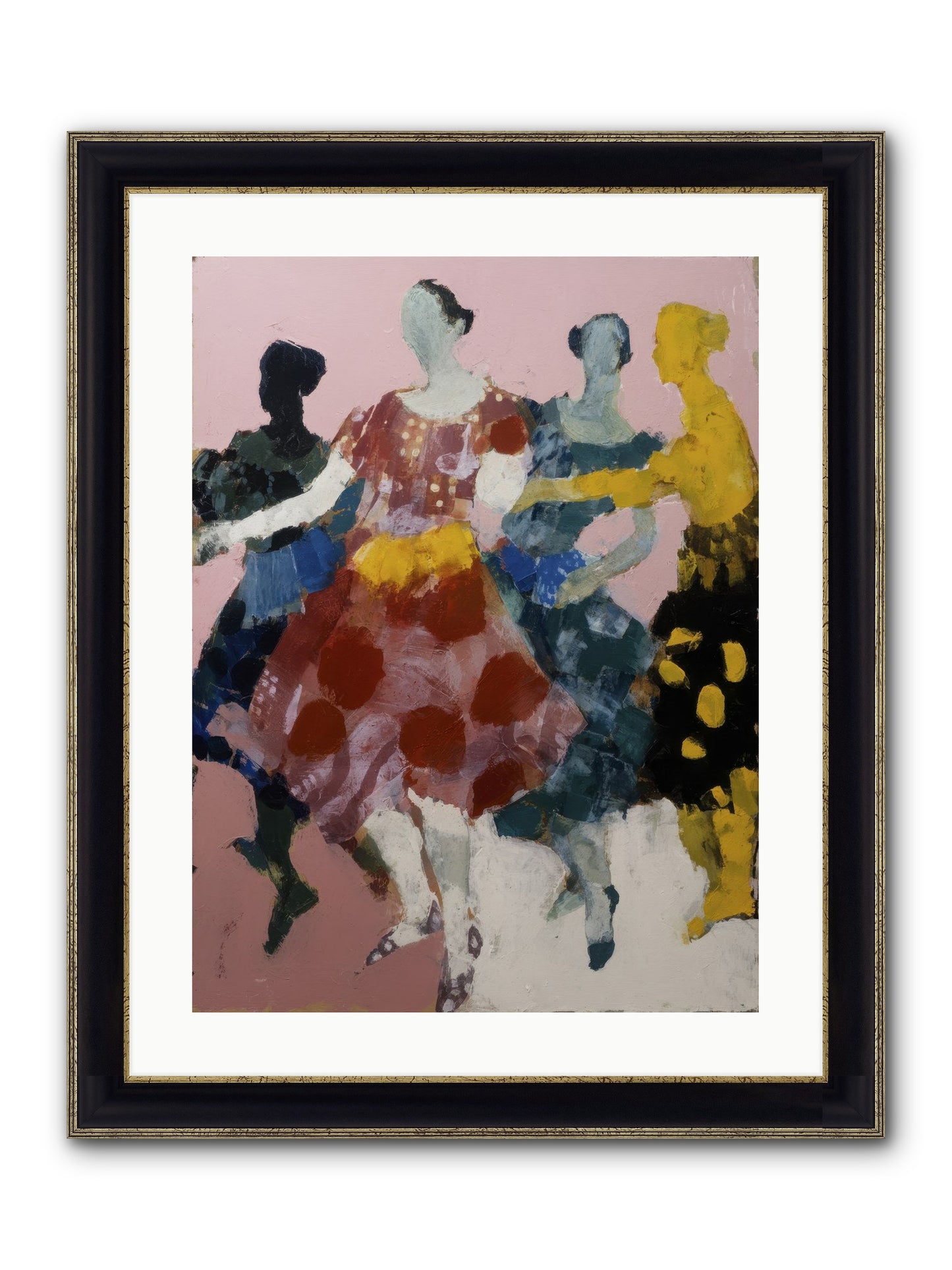 Amplified Framed Print - Black & Gold 18x24